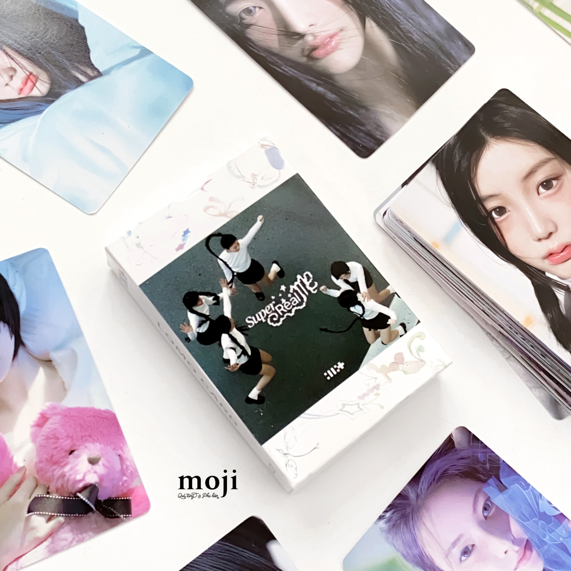 Lomo card idol ILLIT Super real me white 030624 set55