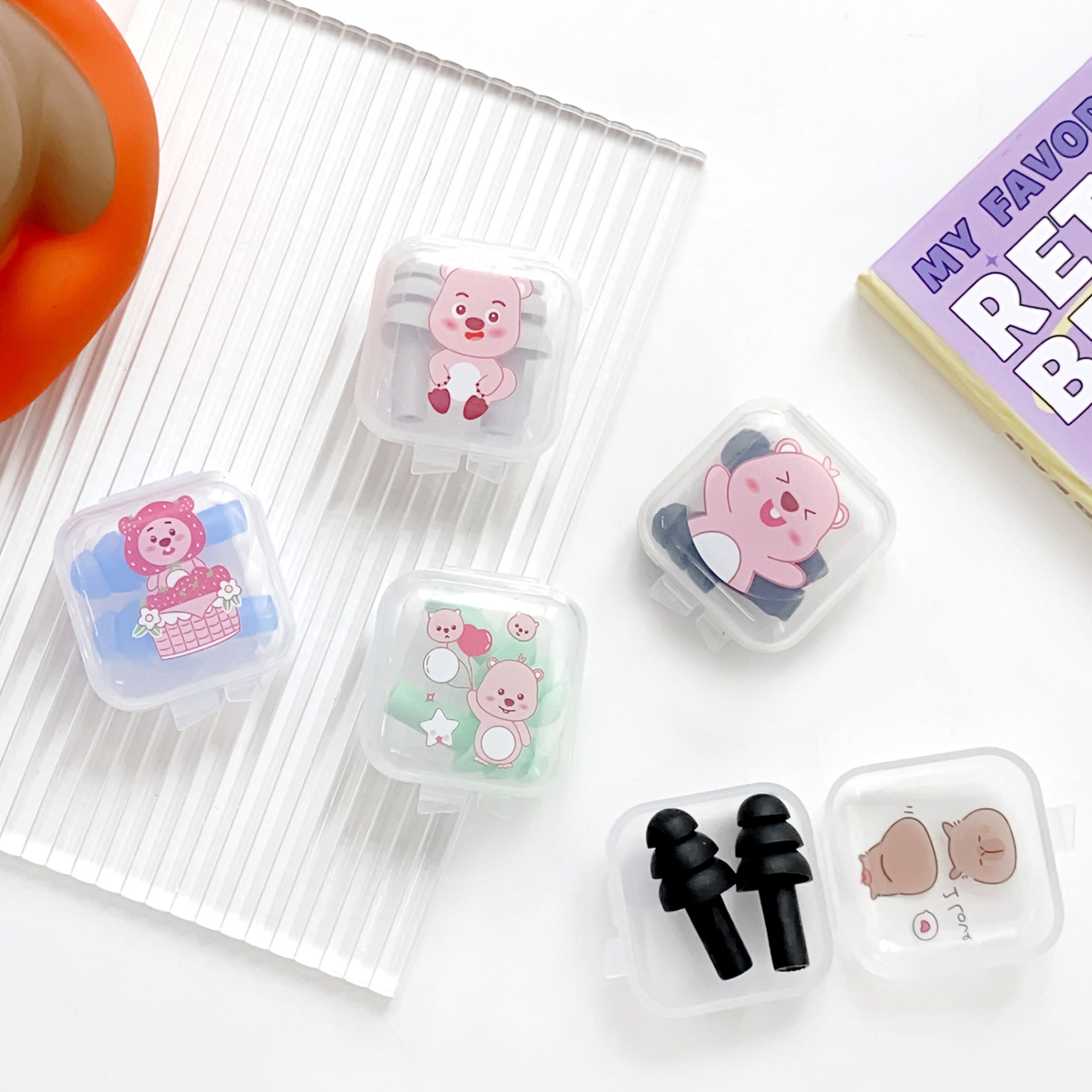 Nút bịt tai Hải ly Loopy happy set4