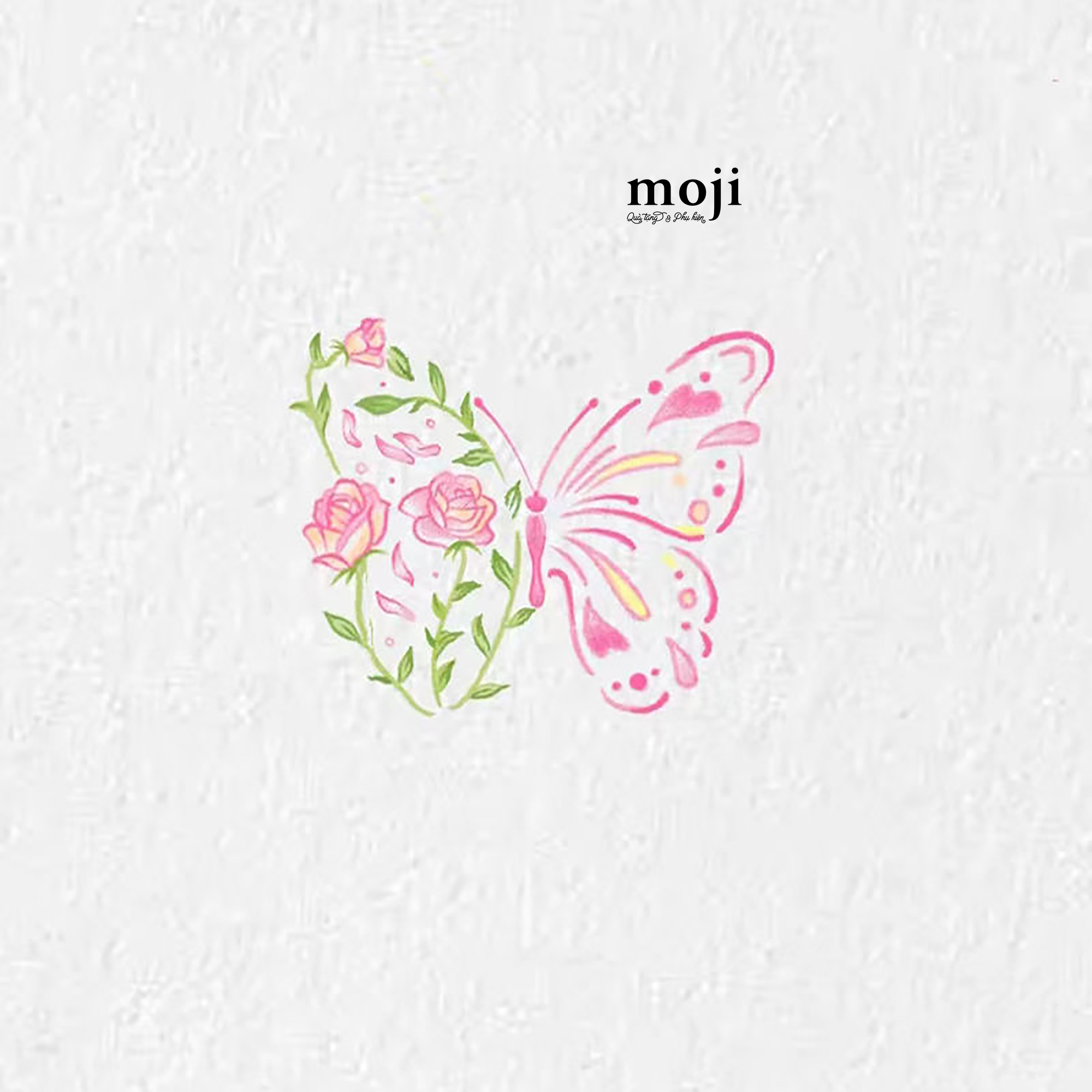 Tattoo Butterfly flower painitng