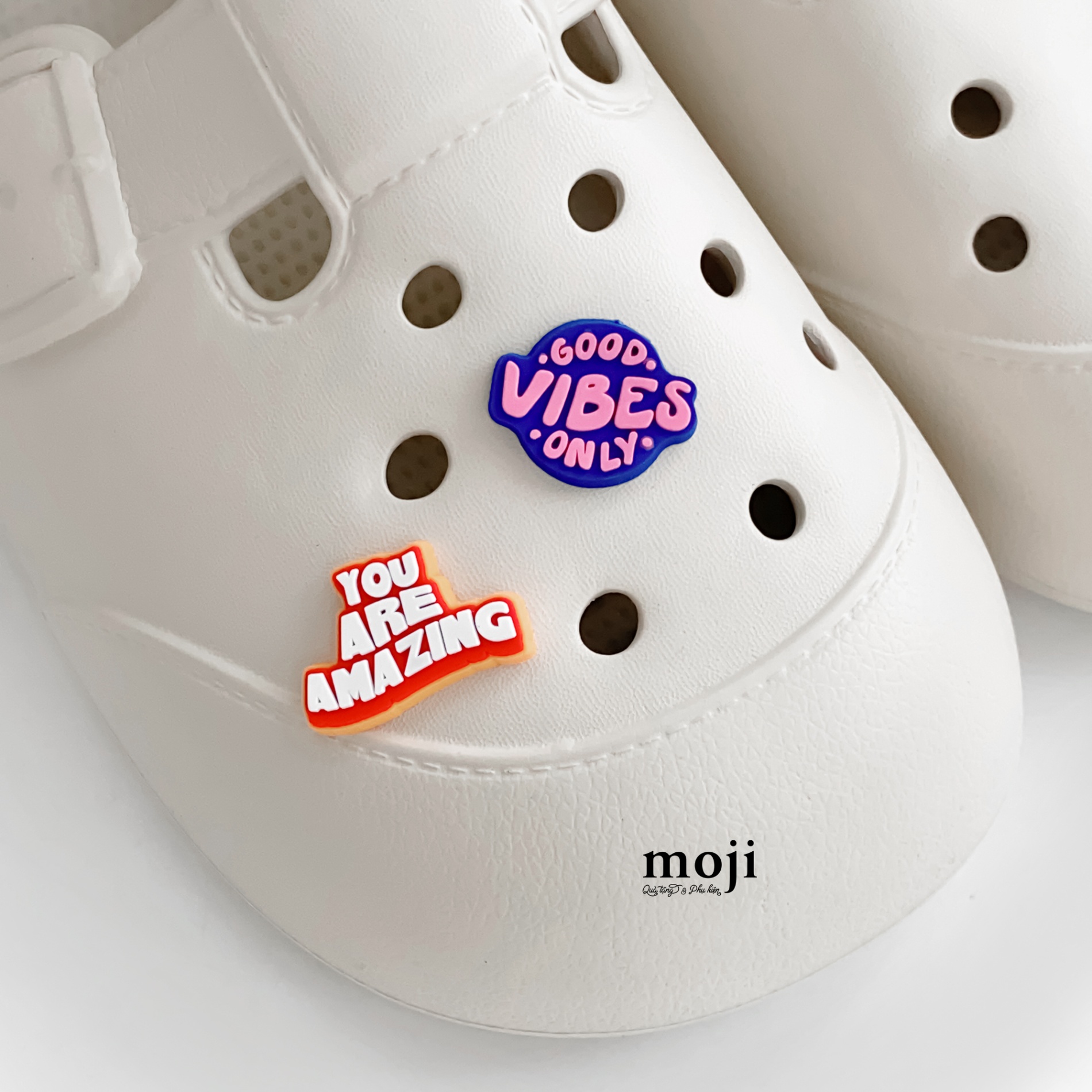 Jibbitz crocs You are amazing good vibes only