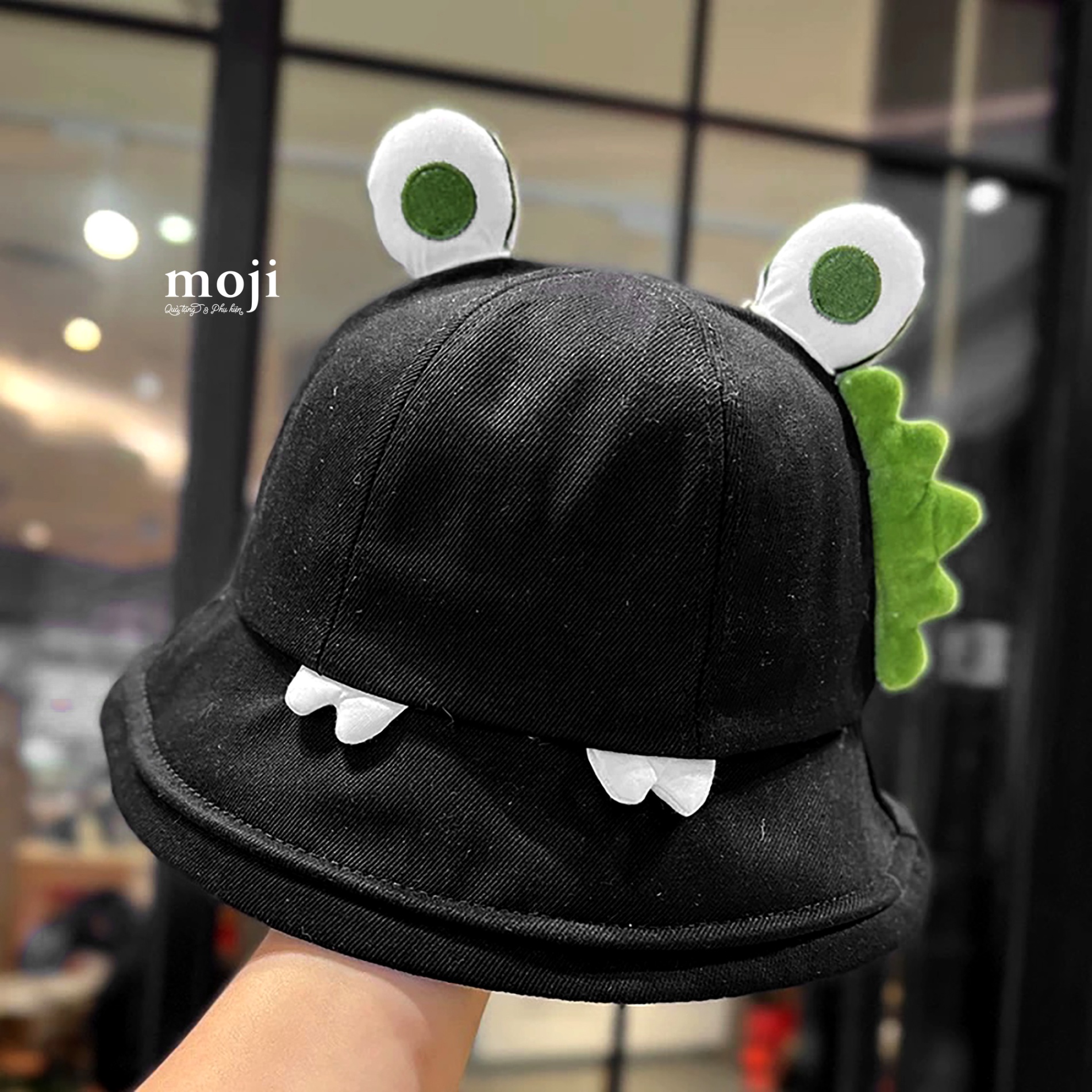 Mũ nón bucket Funny vibes khủng long dinosaur big eyes
