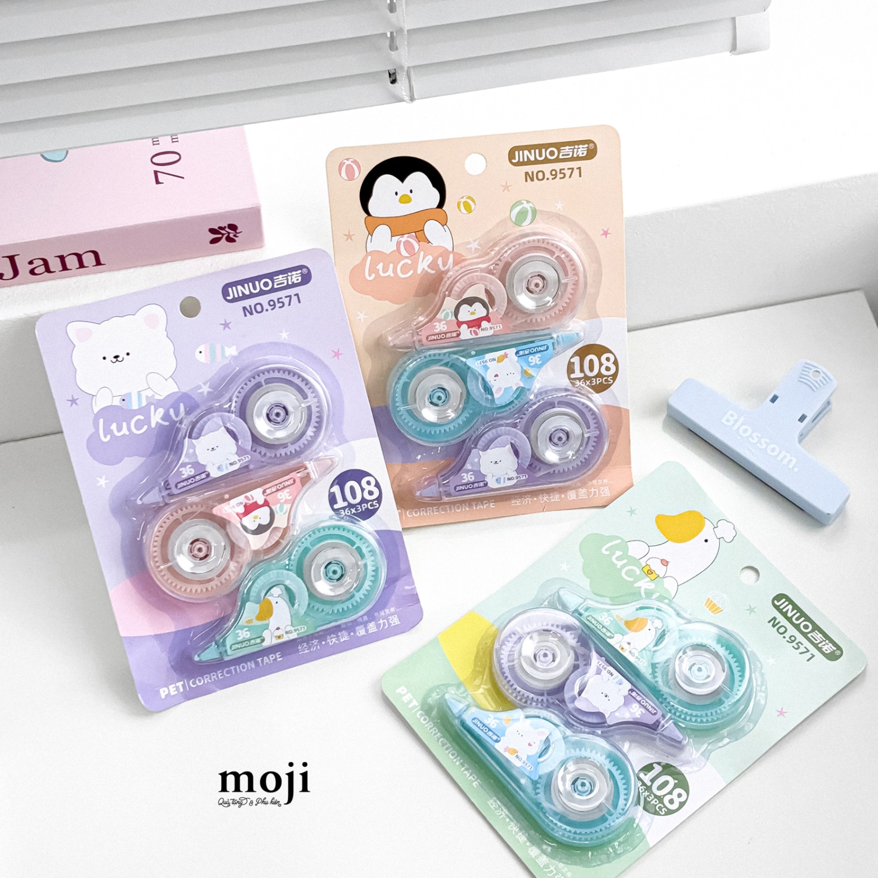 Bút xóa khô Cute animal luck set3