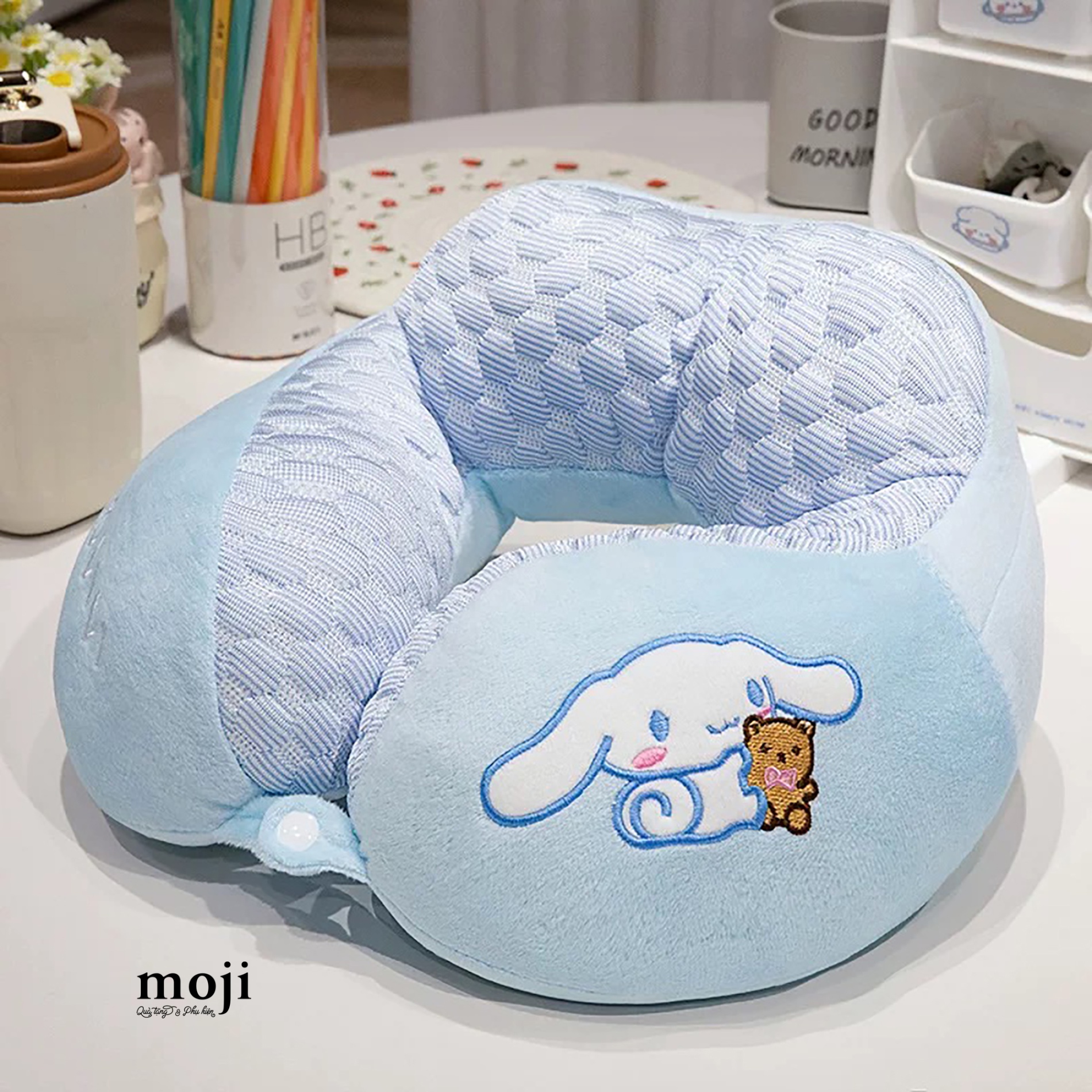 Gấu bông chữ U Sanrio family Cinnamoroll Kuromi heart friend