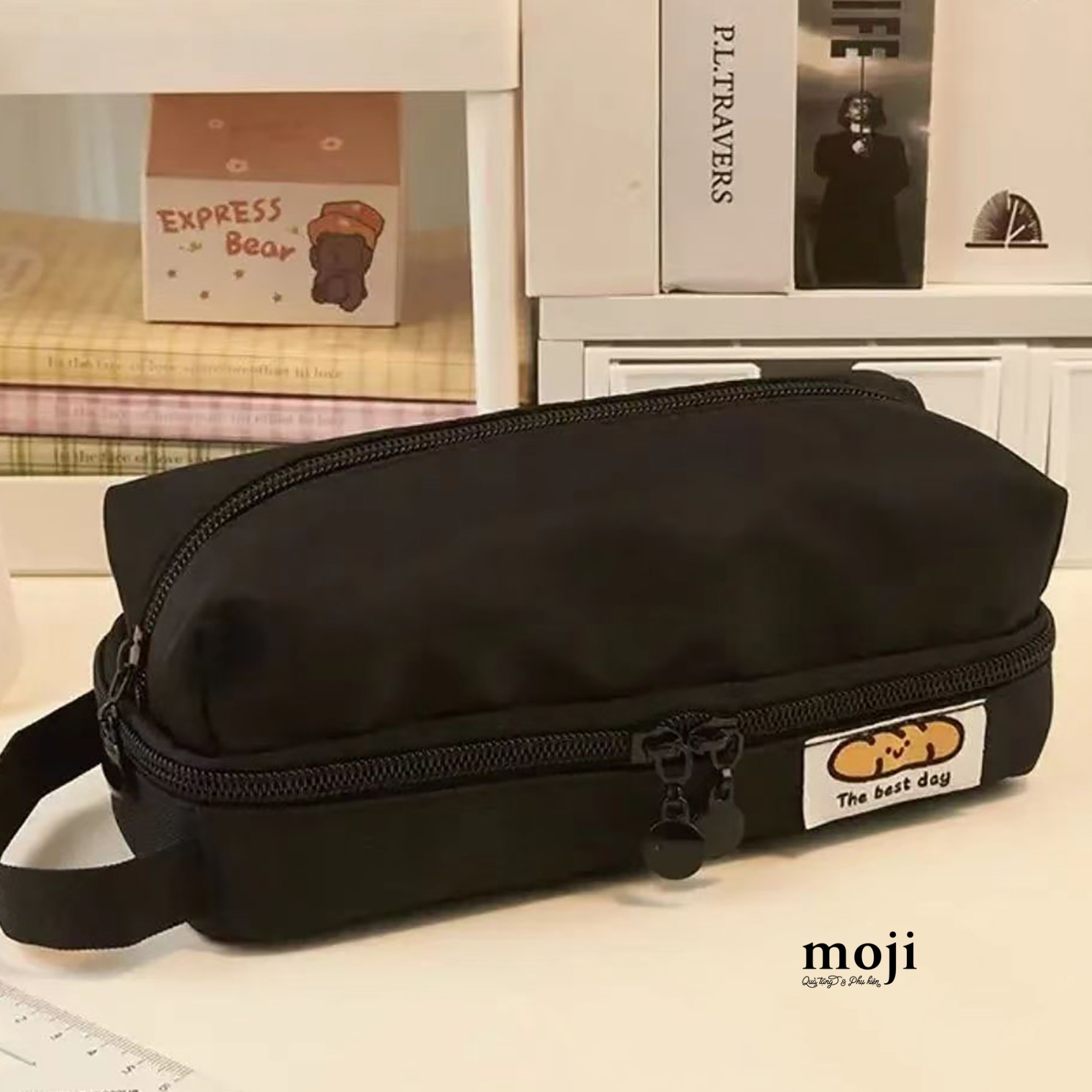 Hộp bút lớn Bánh mì bread the best day 10x20