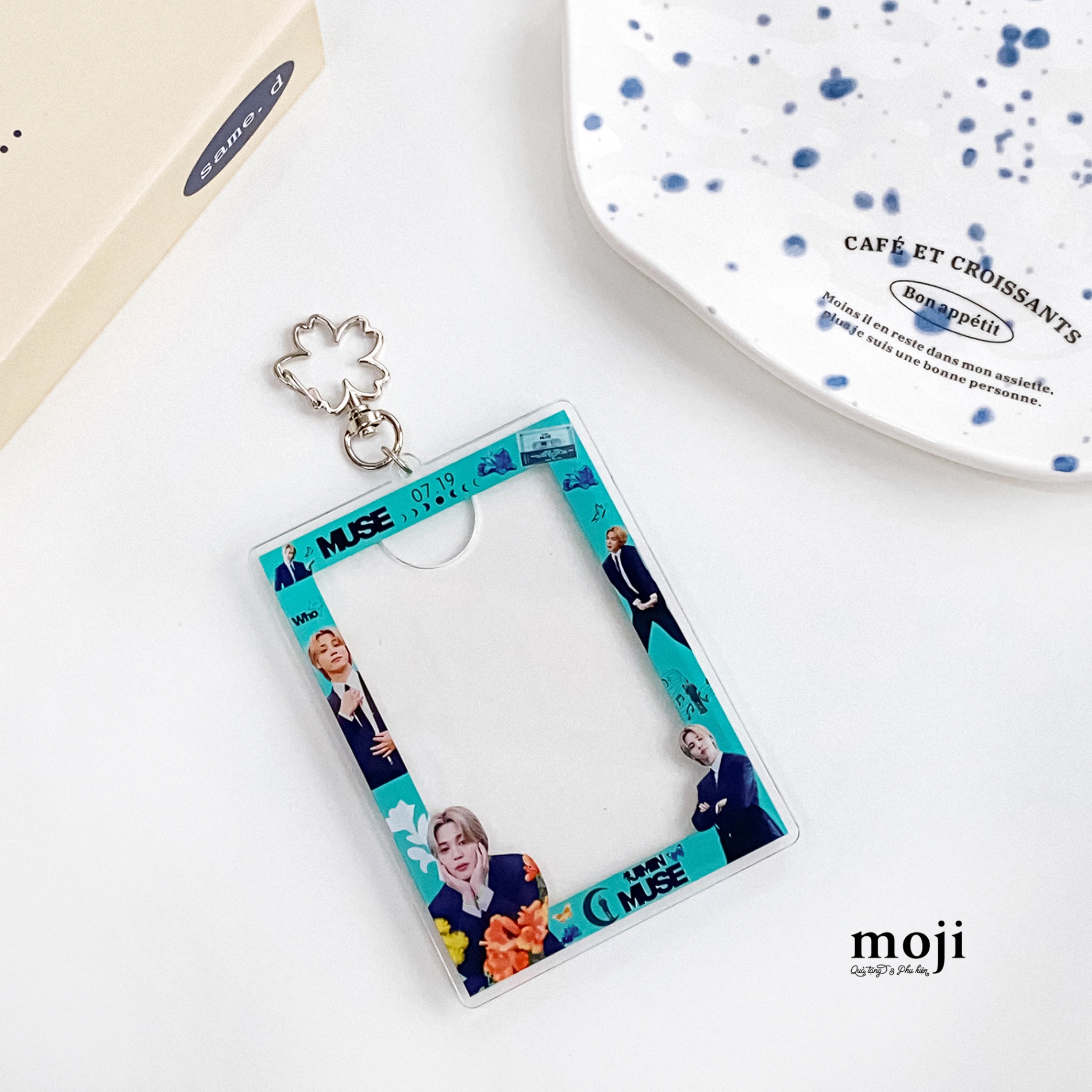 Móc khóa idol đa năng đựng card BTS Jimin MUSE