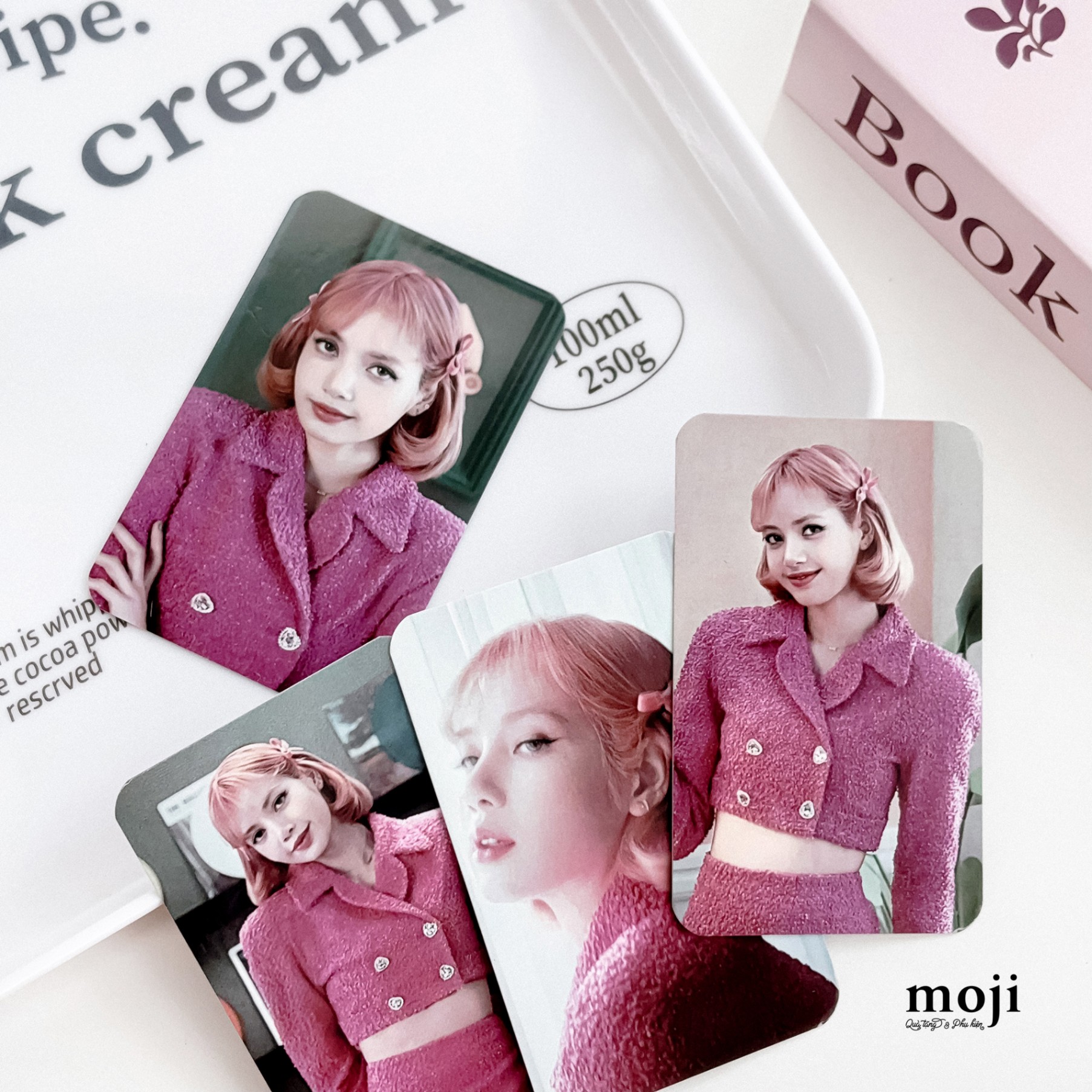 Postcard idol BLACKPINK Lisa Back to retro set4