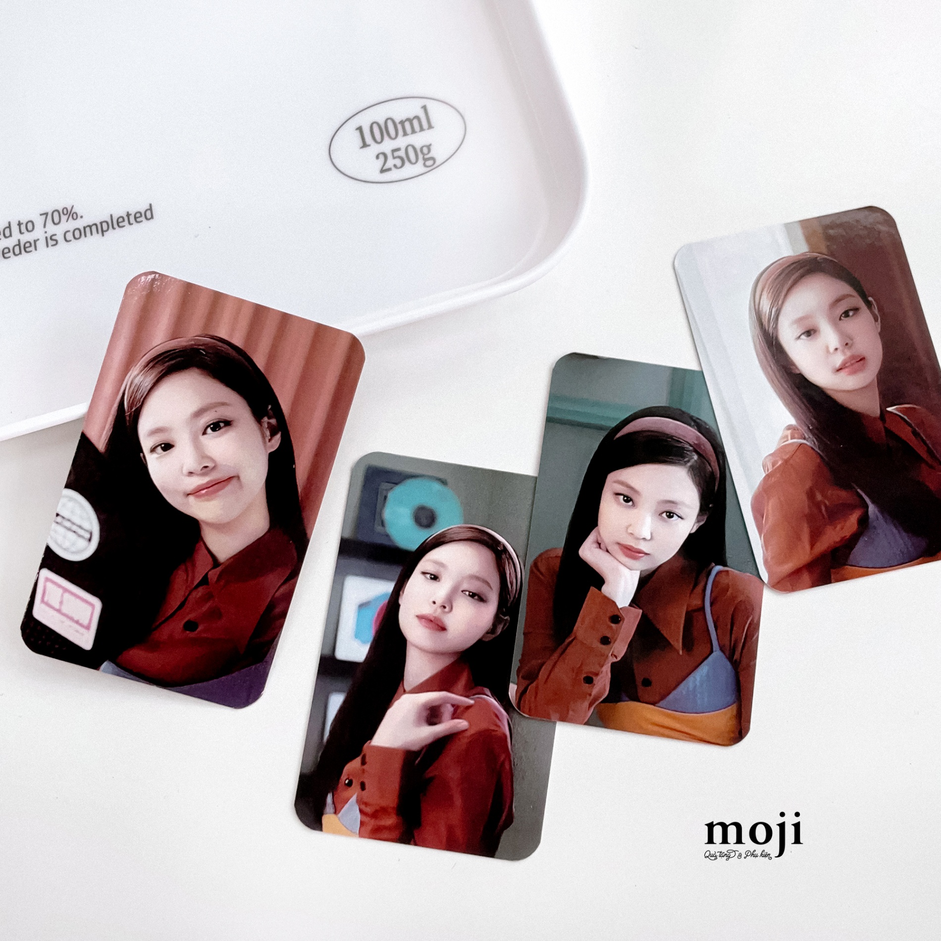 Postcard idol BLACKPINK Jennie Back to retro set4