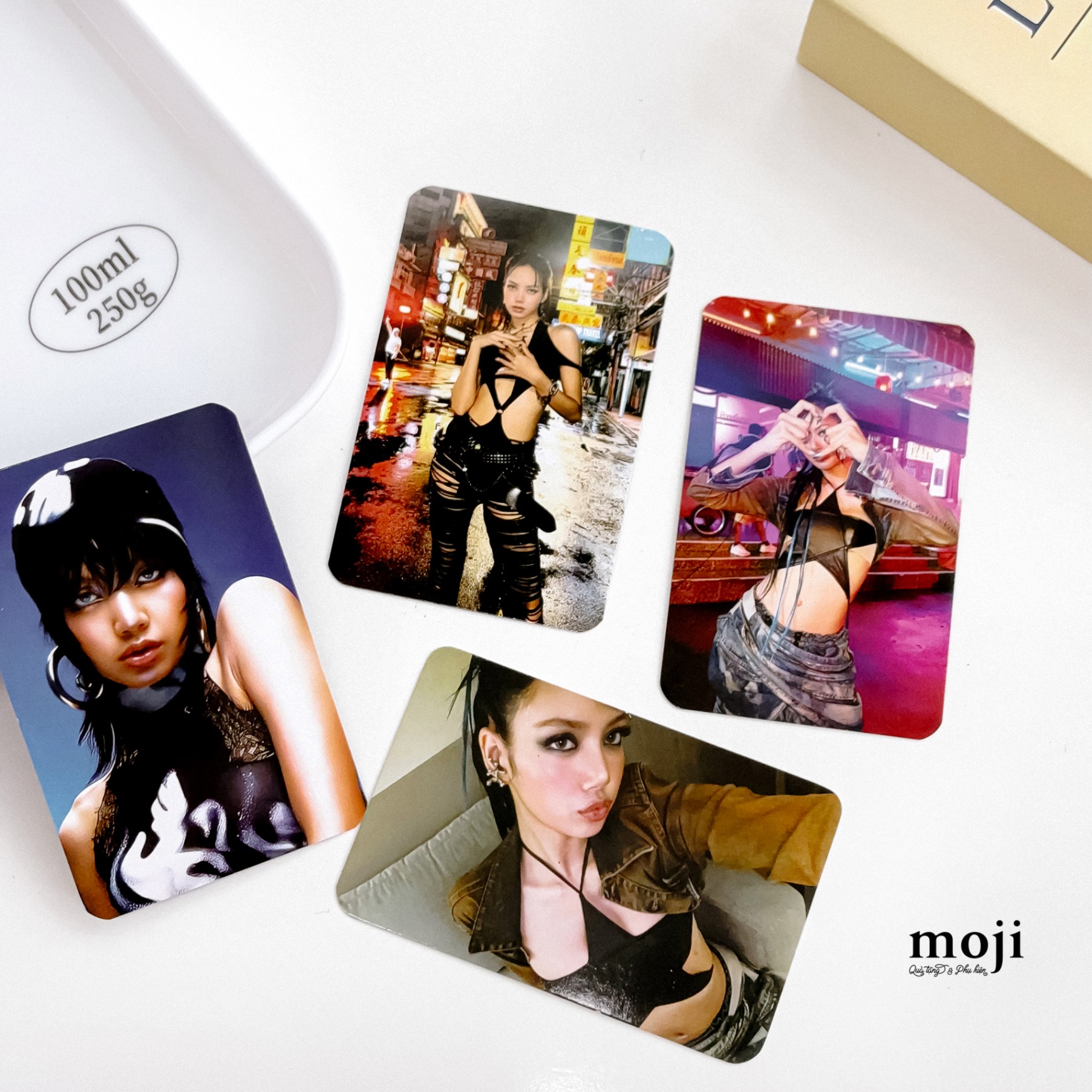 Postcard idol BLACKPINK Lisa Rockstar set4