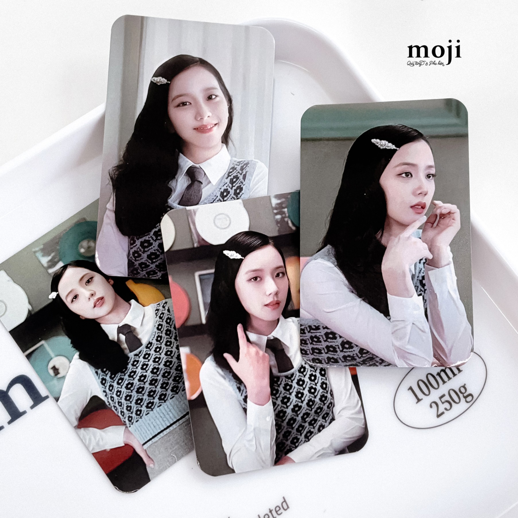 Postcard idol BLACKPINK Jisoo Back to retro set4