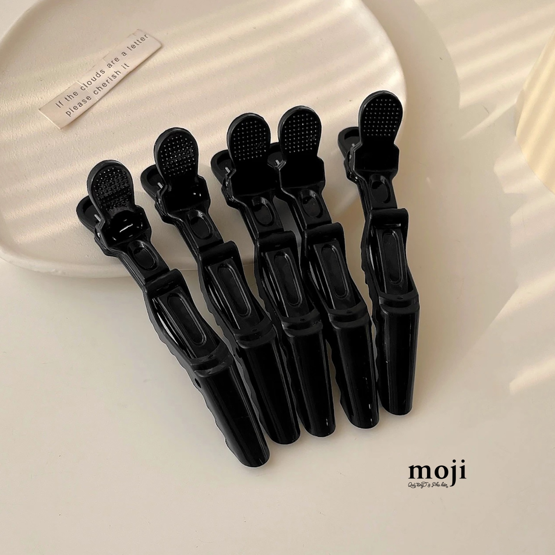 Kẹp tóc trang điểm khớp nối 1 màu set5