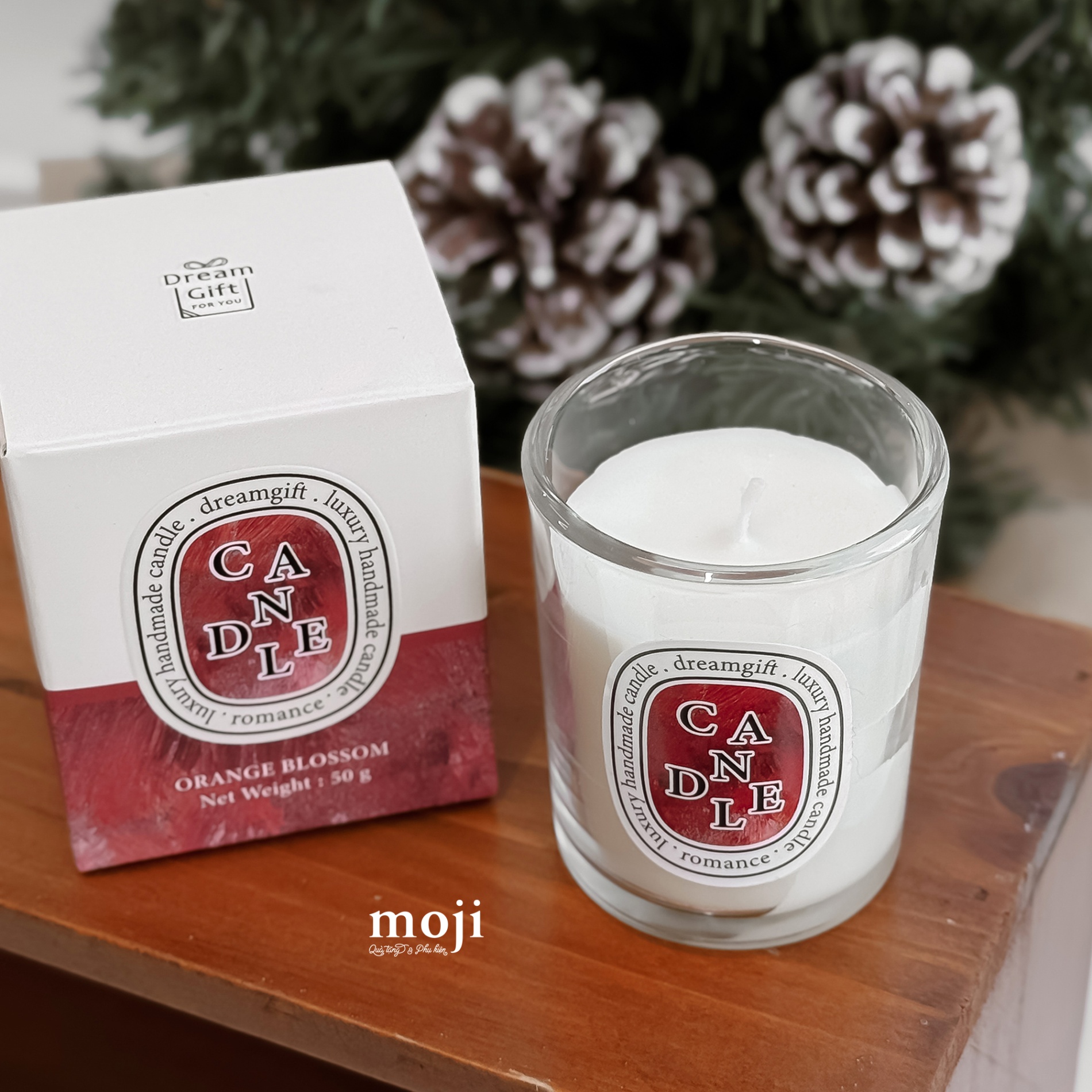 Nến thơm hũ Dream gift with orange blossom 5x6
