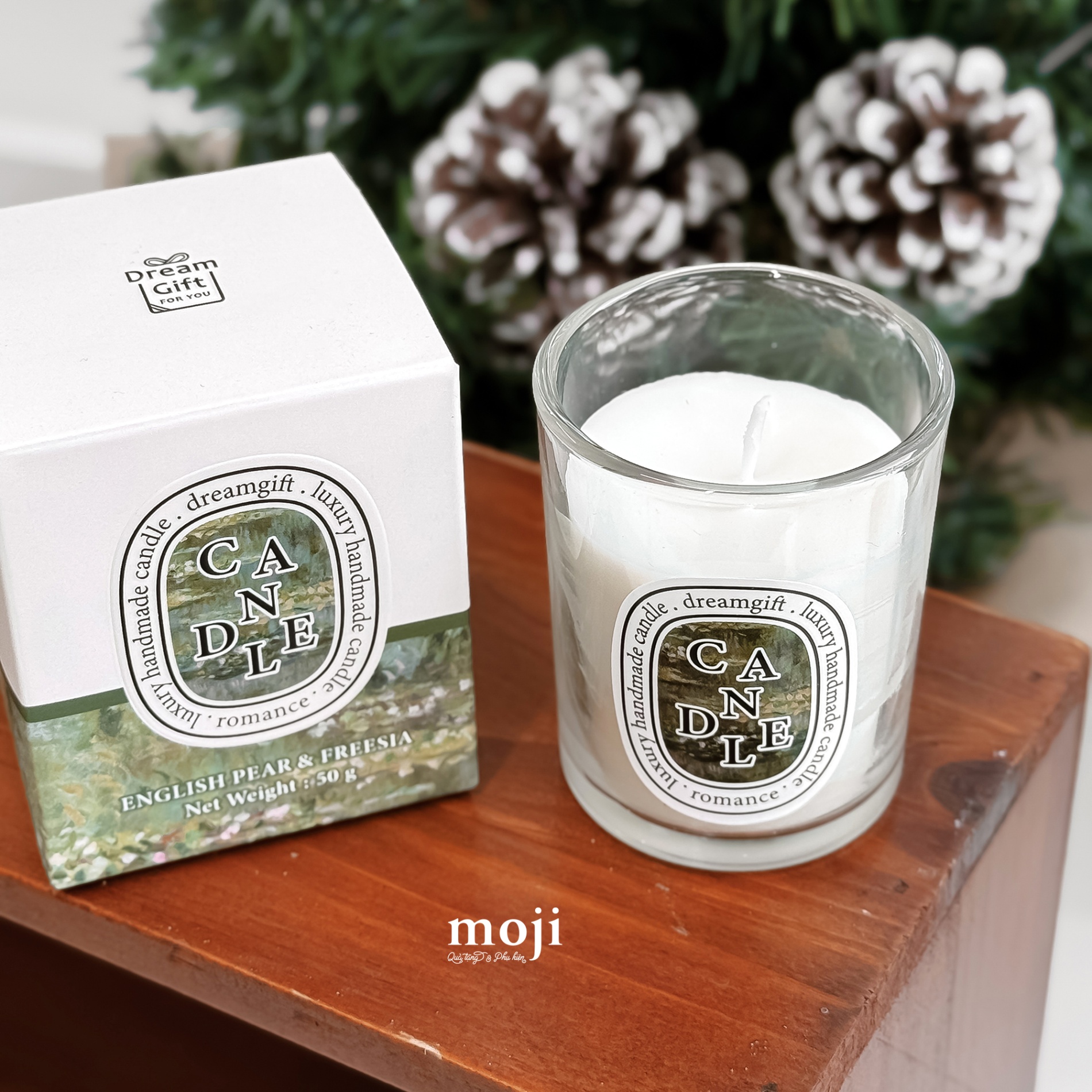 Nến thơm hũ Dream gift with fruit pear 5x6