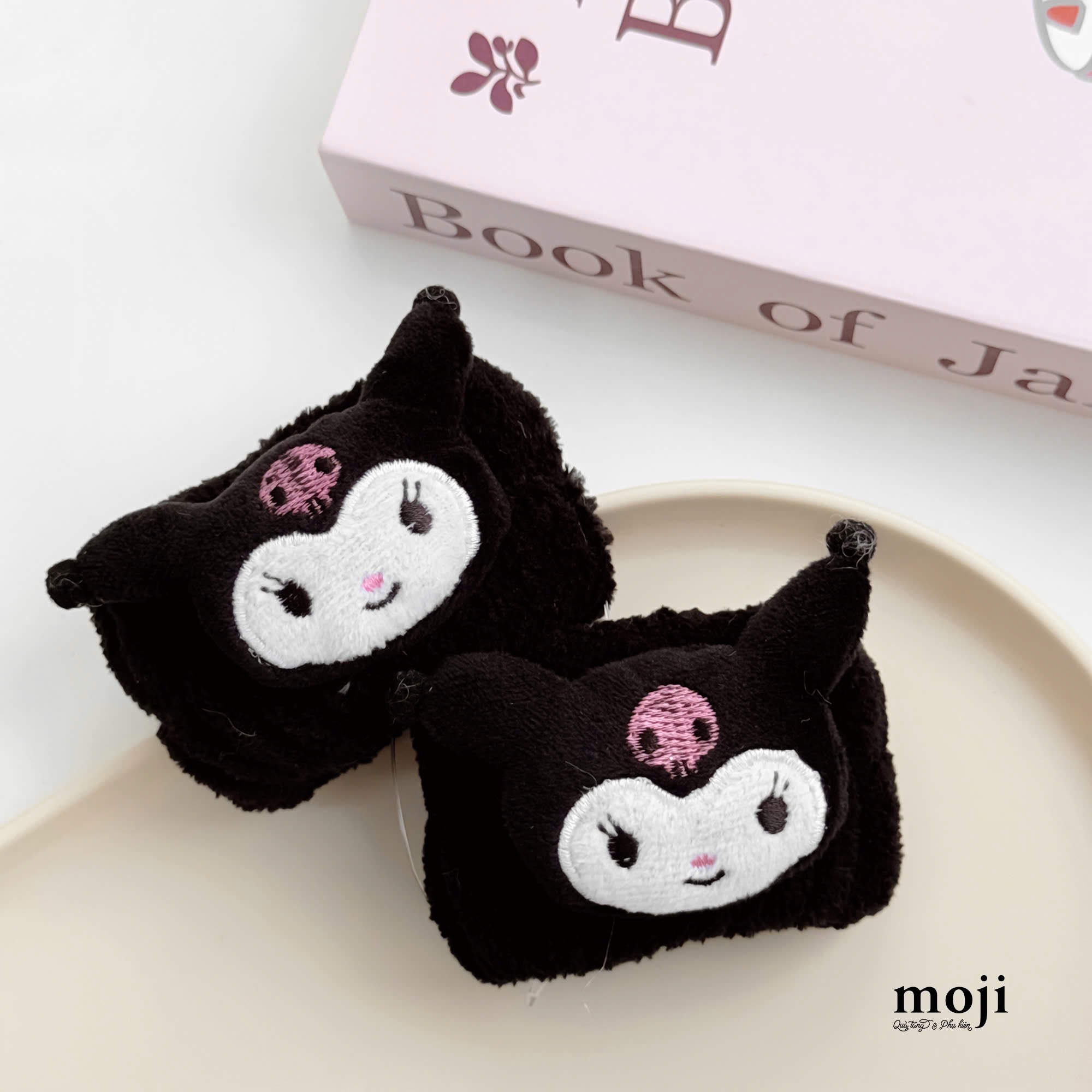 Băng đô cổ tay Sanrio family Kuromi black face set2