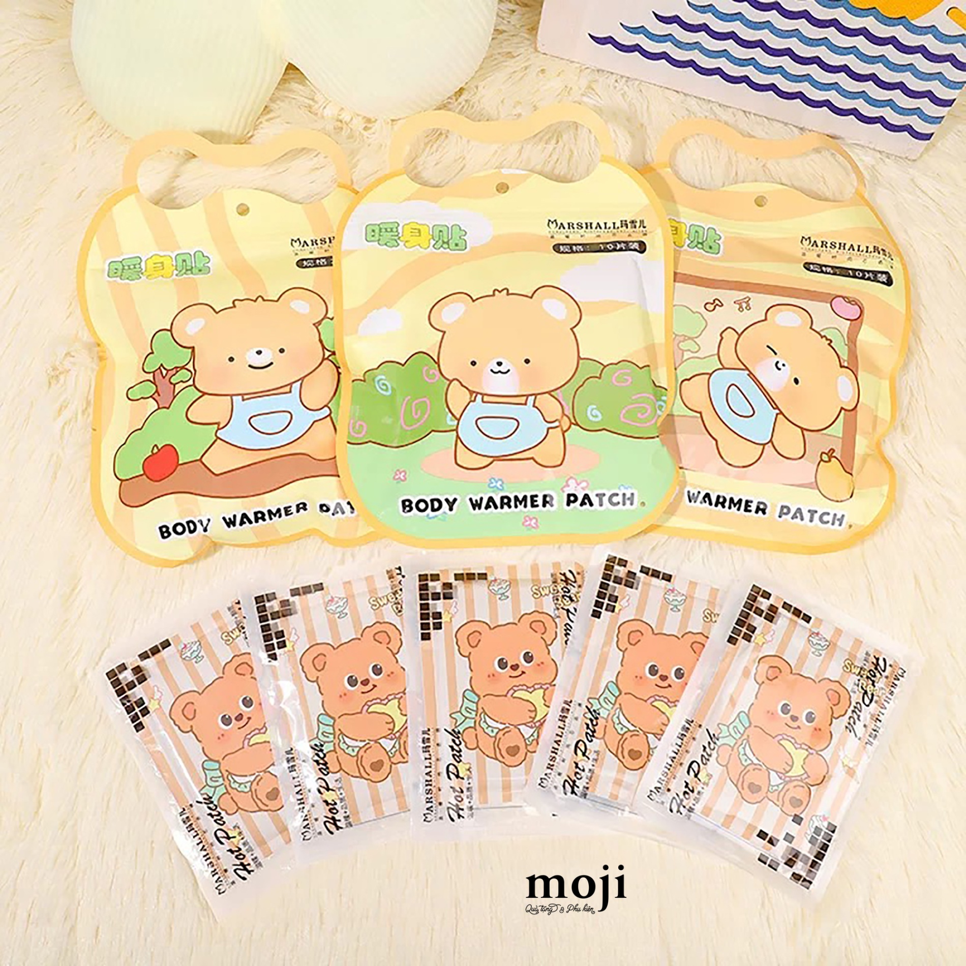 Miếng dán tăng nhiệt Baby bear body warmer set10