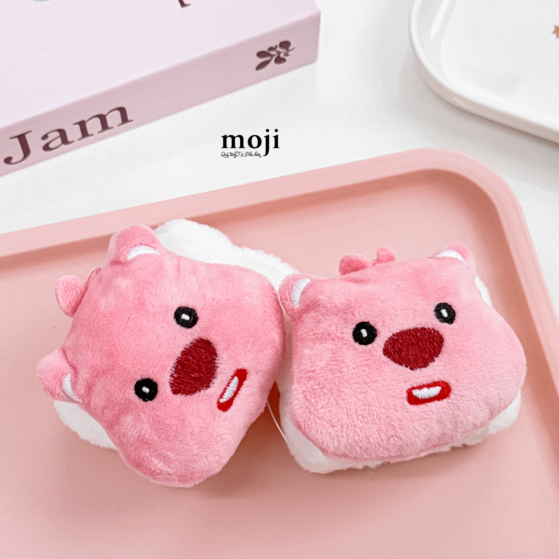 Băng đô cổ tay Hải ly Loopy cute face set2