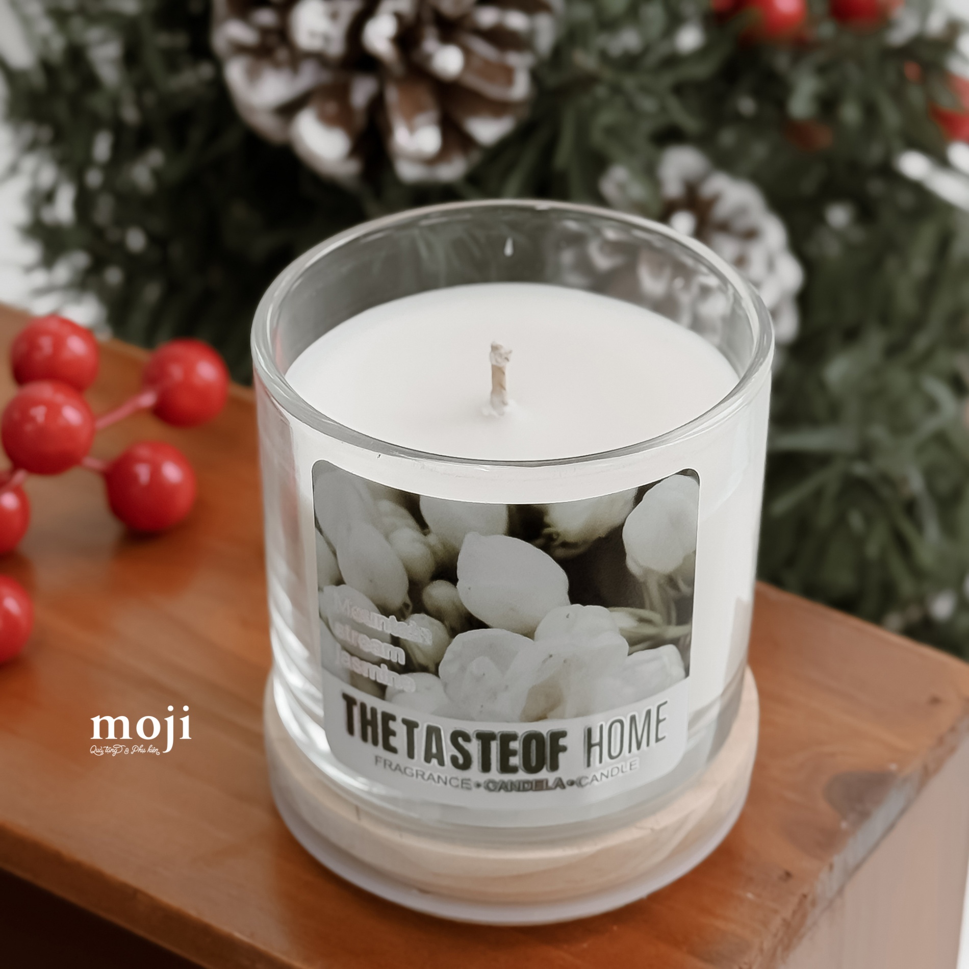 Nến thơm hũ The taste of home with jasmine 7x7