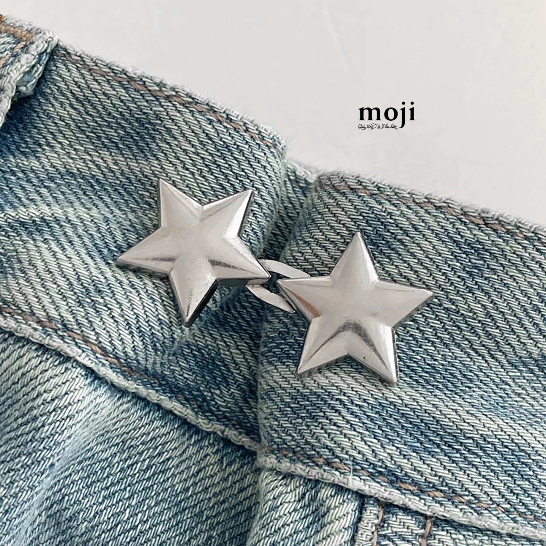 Nút gài điều chỉnh lưng quần Basic star ngôi sao