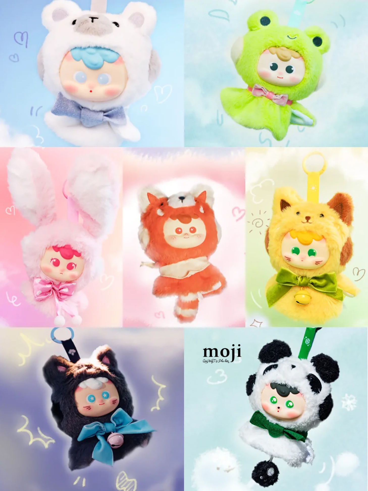Blindbox official HIDDEN WOOO diudiubaby Weather Baby Series