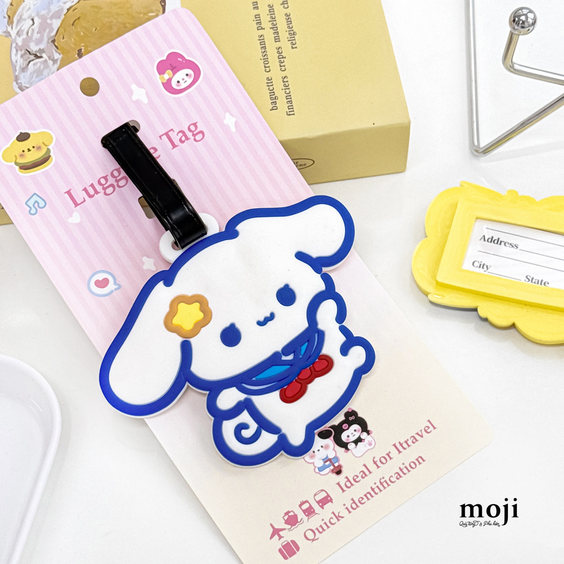 Luggage tag Sanrio family Cinnamoroll thủy thủ ngôi sao