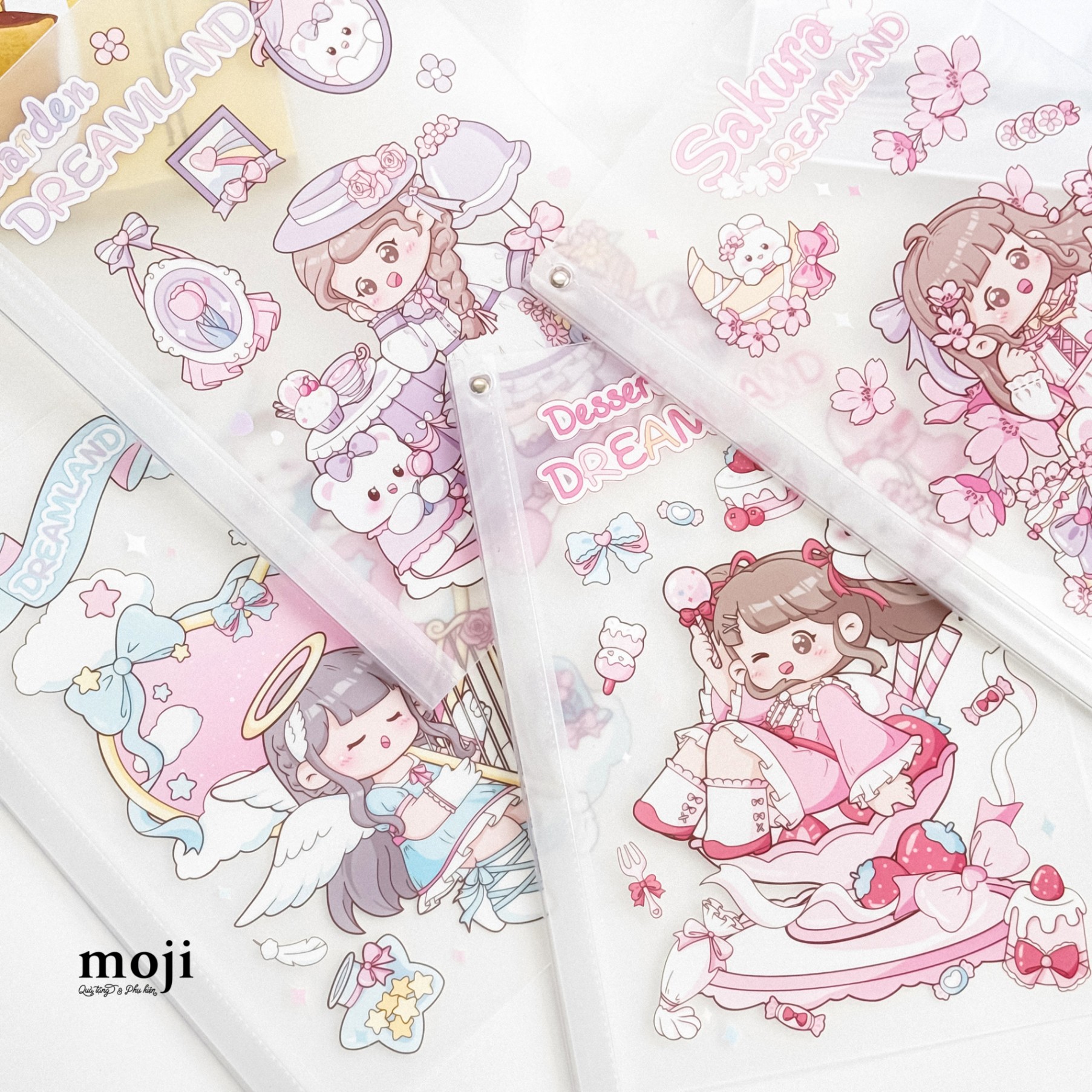 Kẹp tài liệu A4 Little girl dreamland 22x31