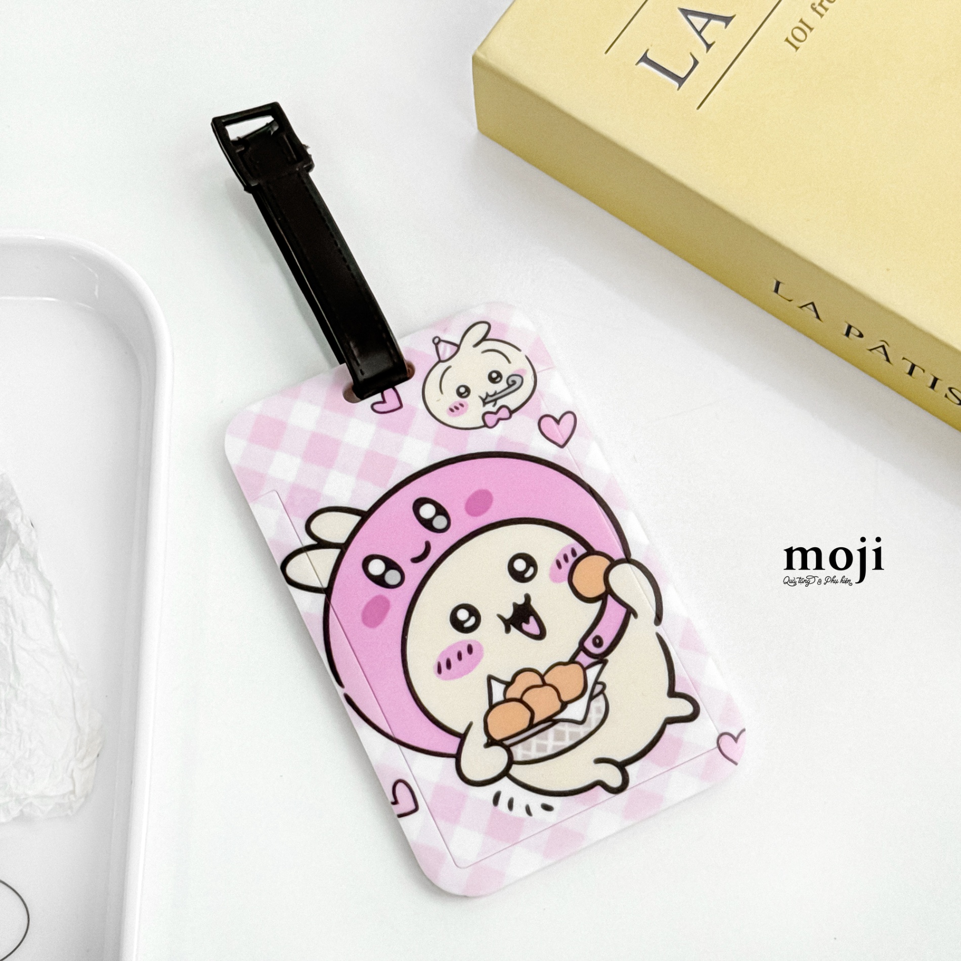 Luggage tag Chiikawa Usagi cosplay Kirby yummy