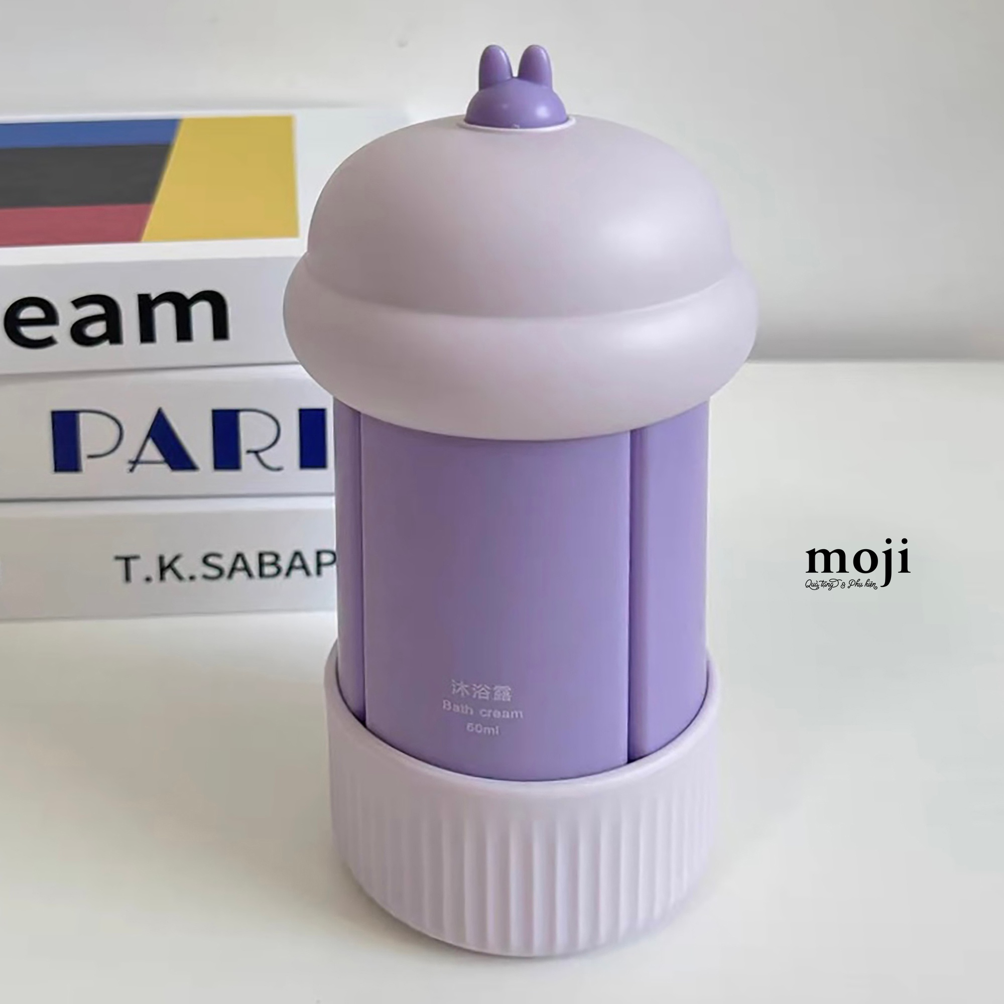 Chiết mỹ phẩm nắp bật Tai thỏ basic color 60ml set4