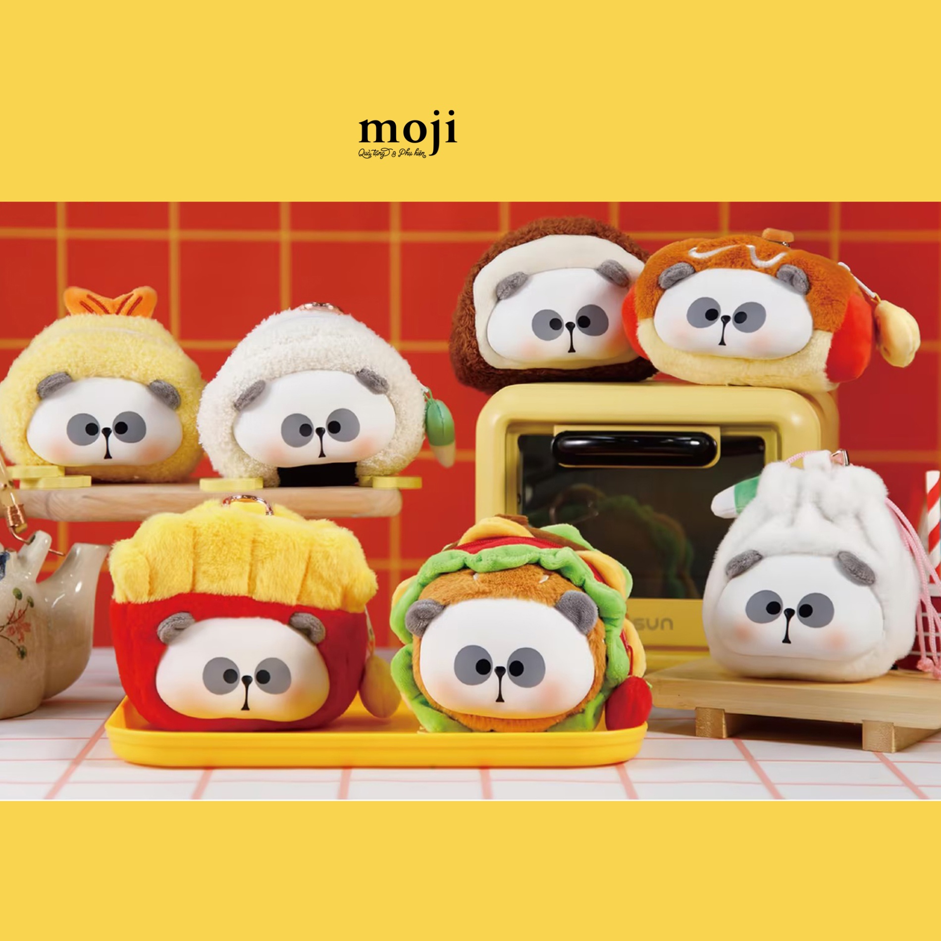 Blindbox official TOYCITY MR.PA what to eat today Plush coin purse
