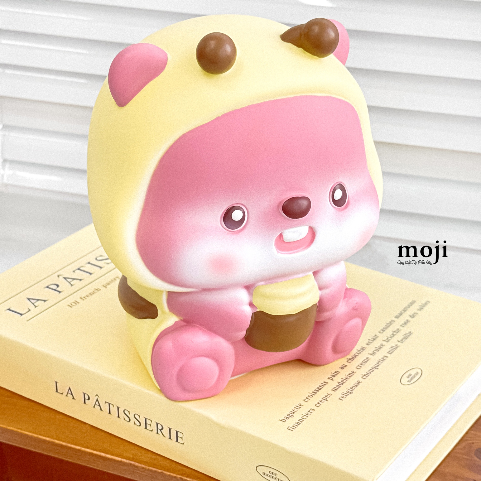 Ống tiết kiệm Hải ly Loopy cosplay bee chú ong ngồi 12x12x17