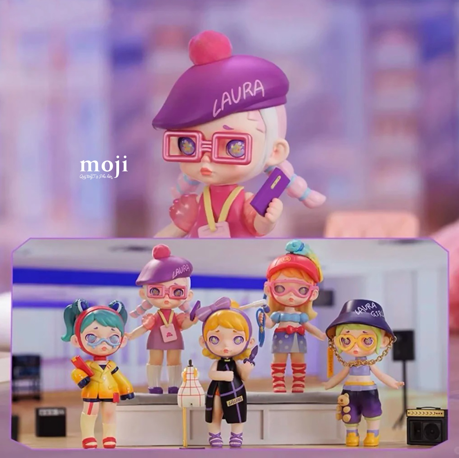 Blindbox official TOYCITY Laura Fashion trendsetter Capsule 150% 12cm