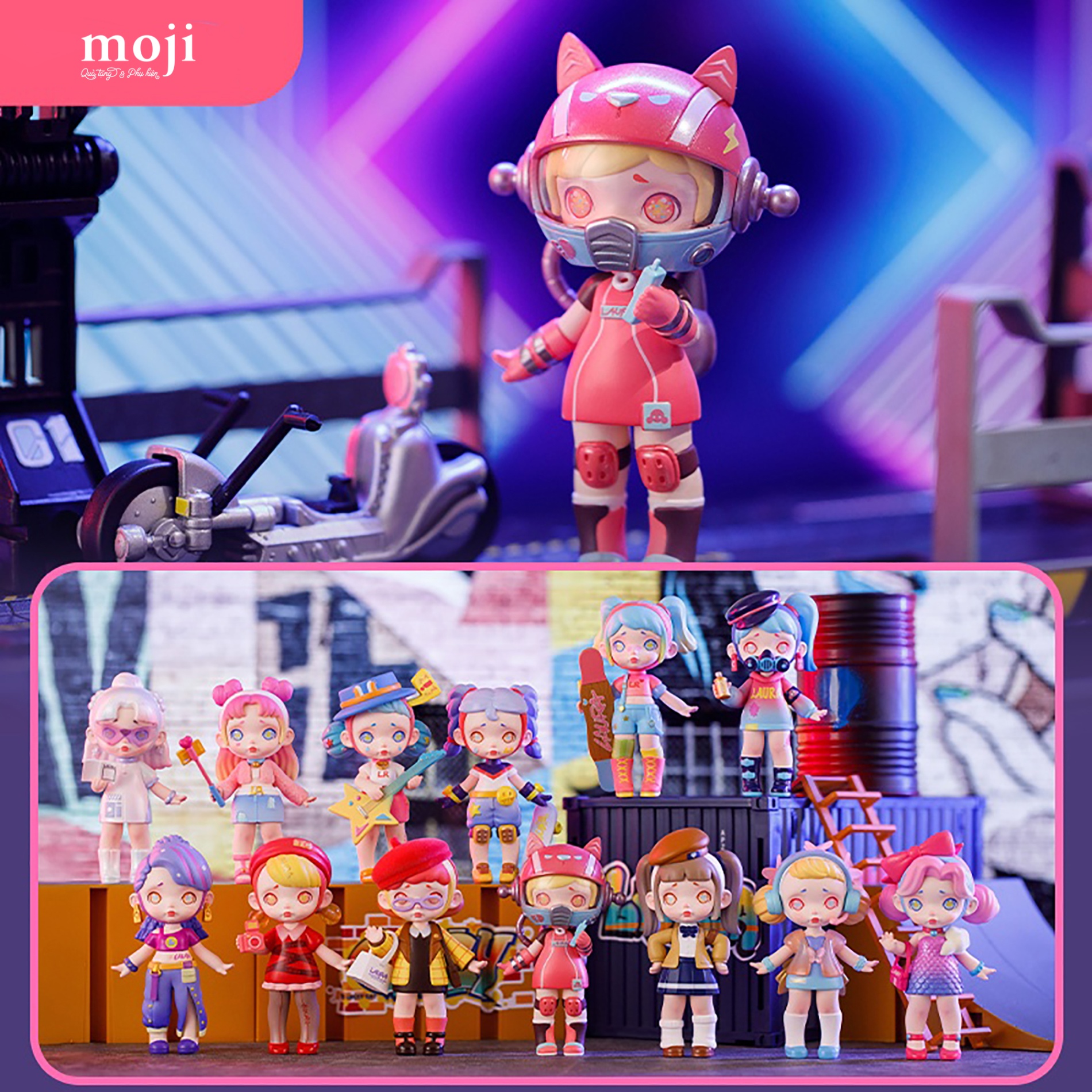 Blindbox official TOYCITY Laura- Full time trendsetter series