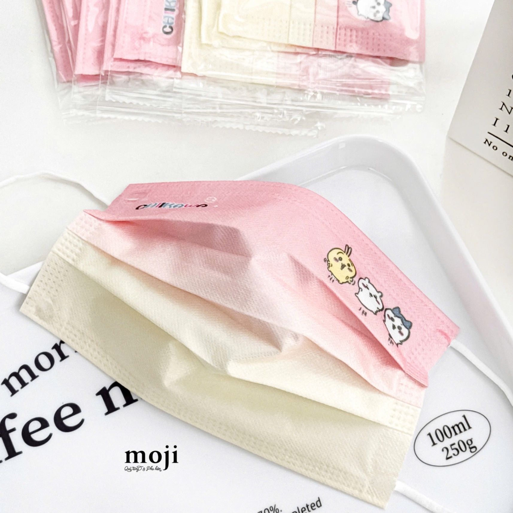 Khẩu trang set10 Chiikawa happy