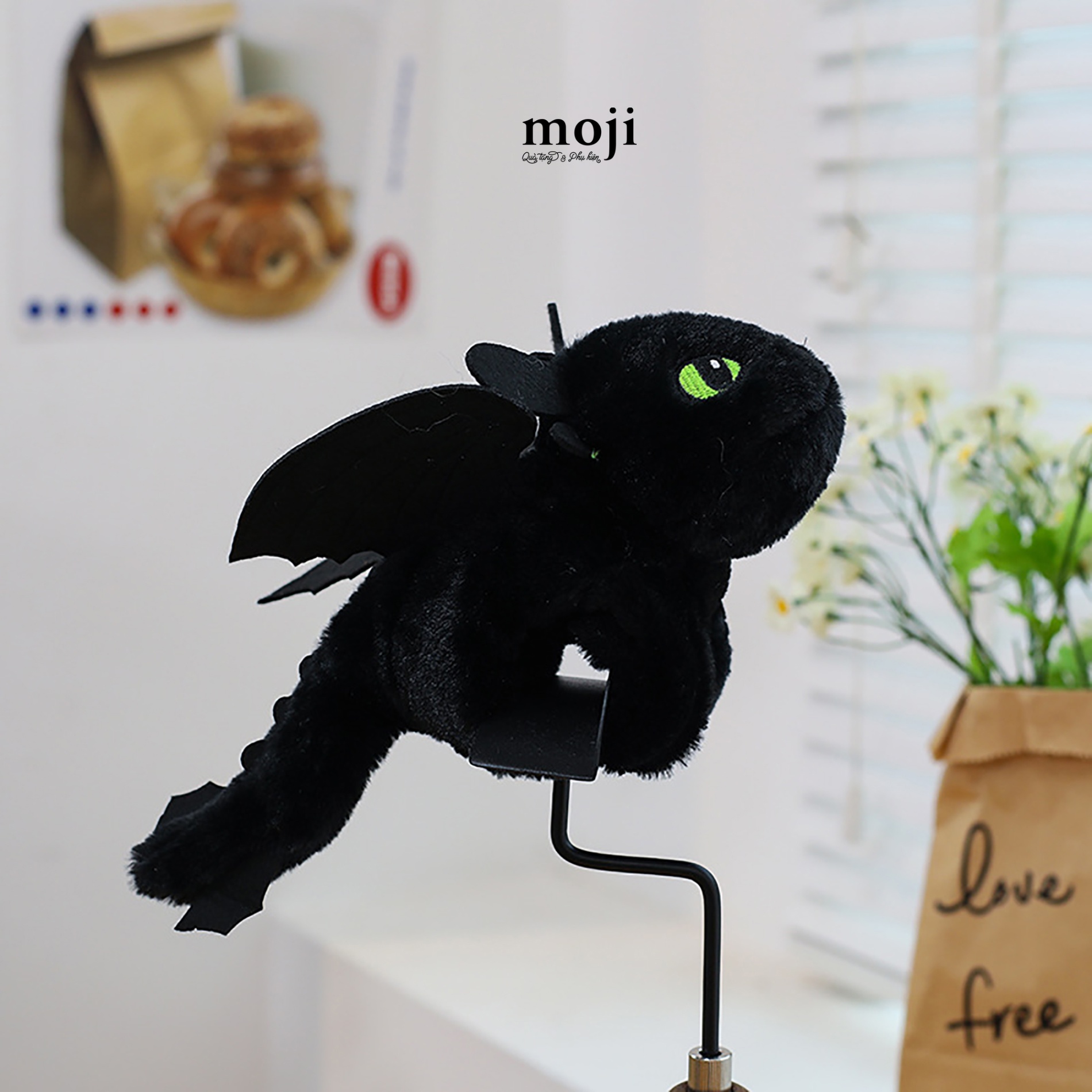 Gấu bông vòng tay Rồng Night Fury Toothless Răng Sún 18cm
