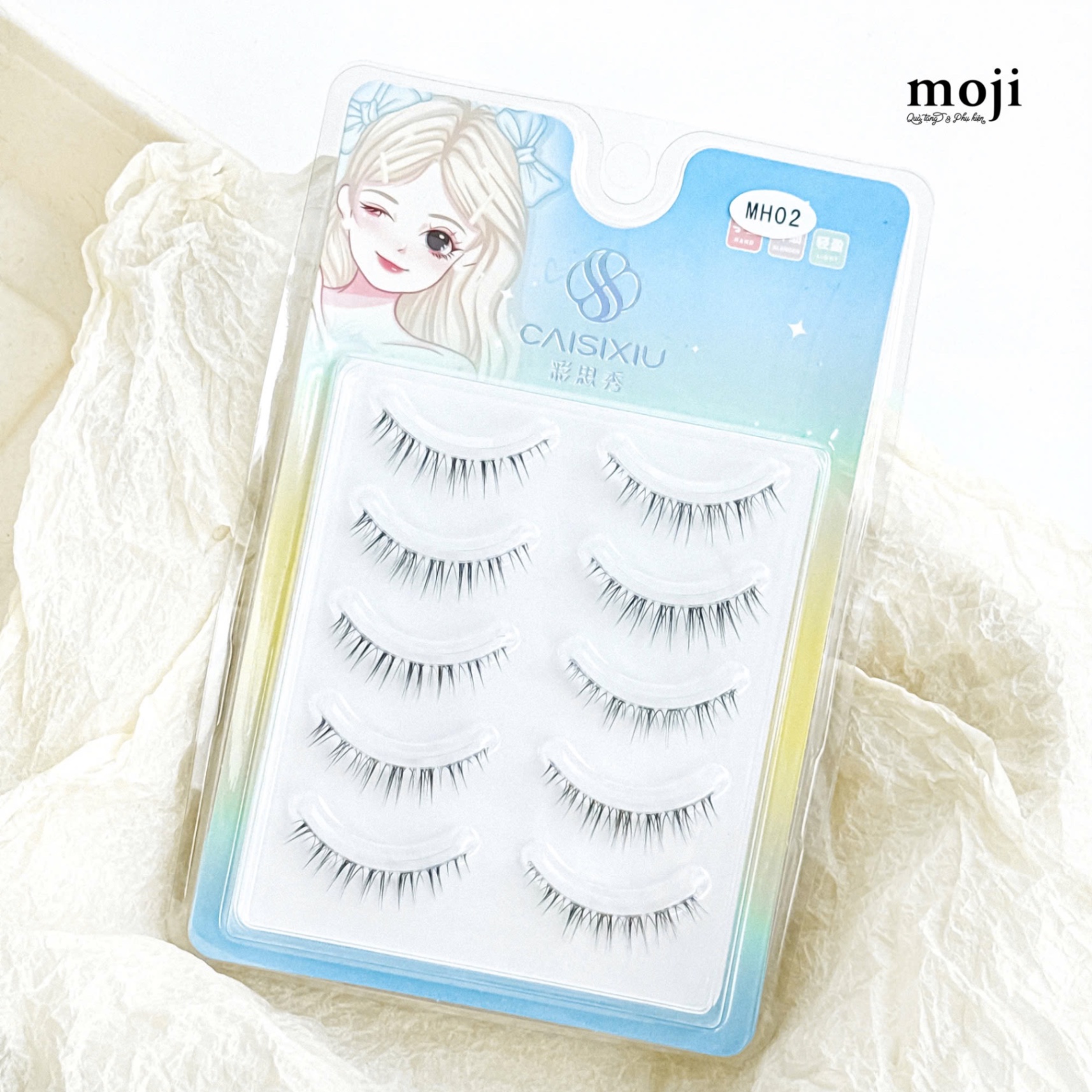 Mi giả trang điểm Basic dáng cong set10