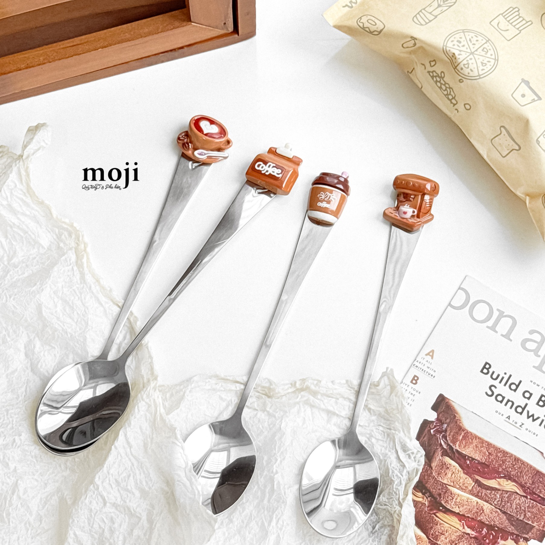 Thìa muỗng inox Coffee time