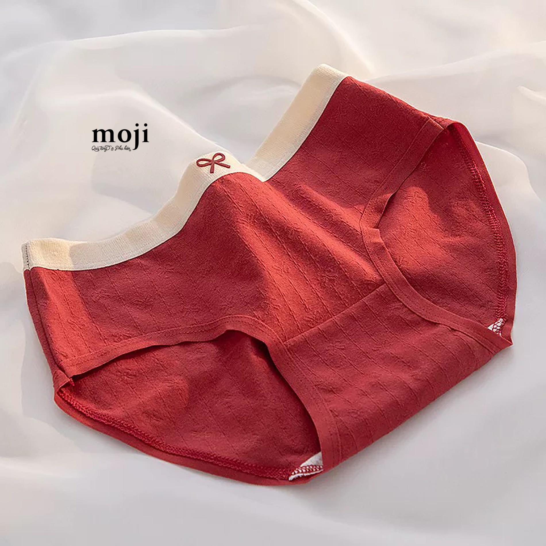 Quần chip MJ họa tiết bow nơ dập nổi