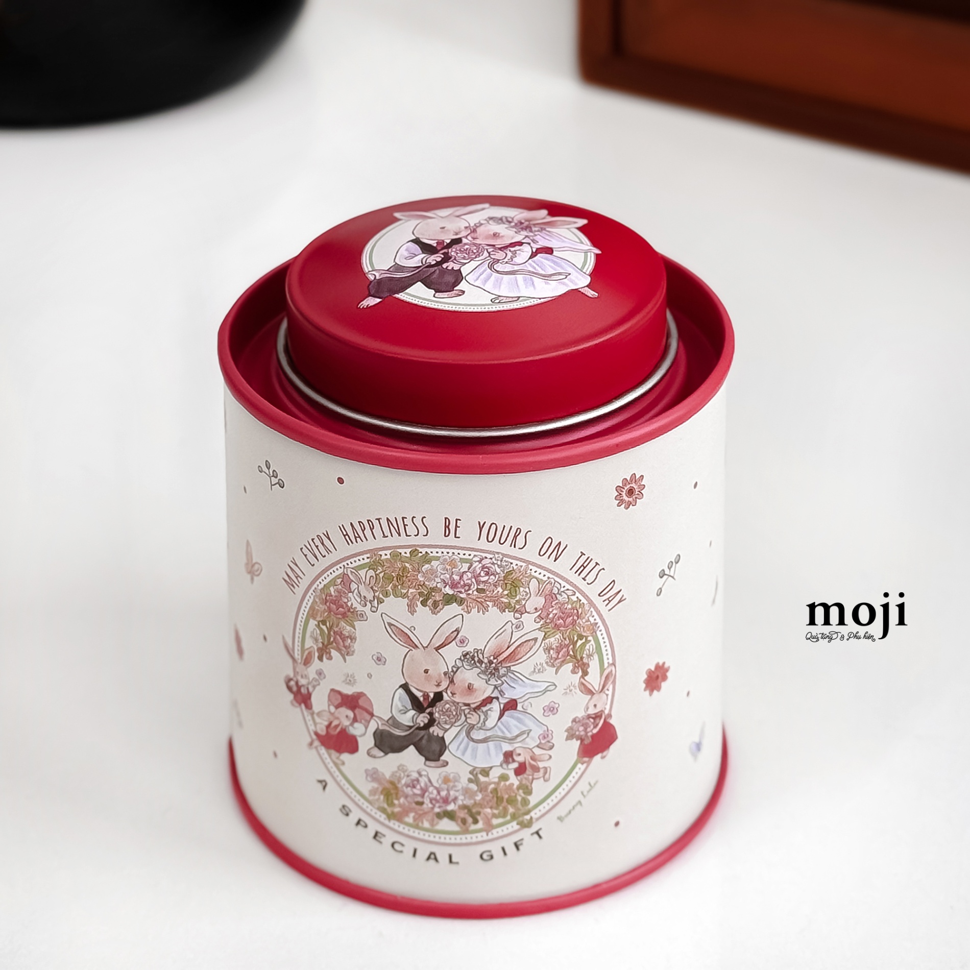 Nến thơm hũ The smart way to celebrate painting world with rose flower 6x8
