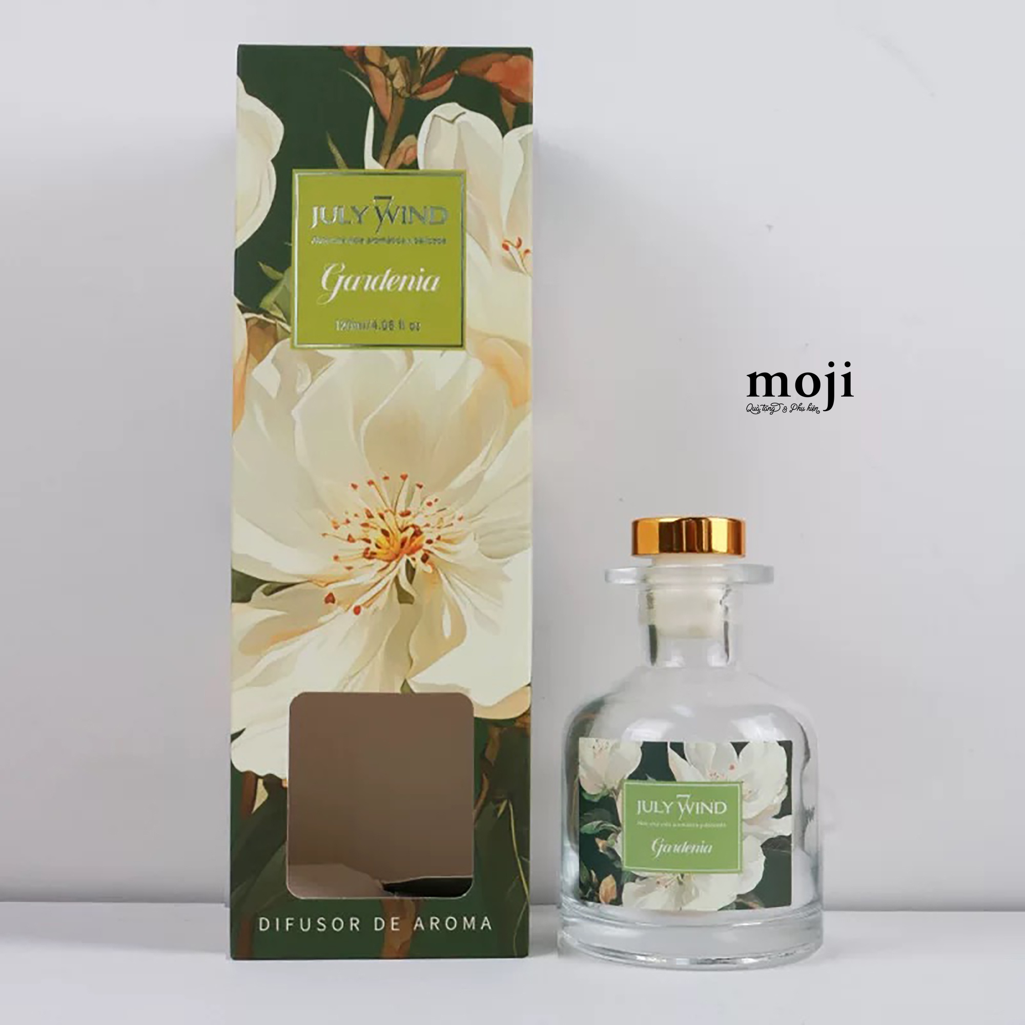 Bộ tinh dầu khuếch tán Flower july wind with gardenia 120ml