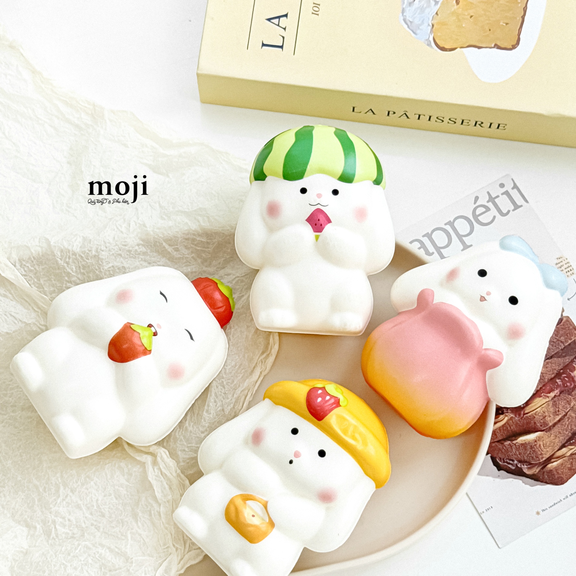 Squishy MJ Rabbit love fruit 10cm