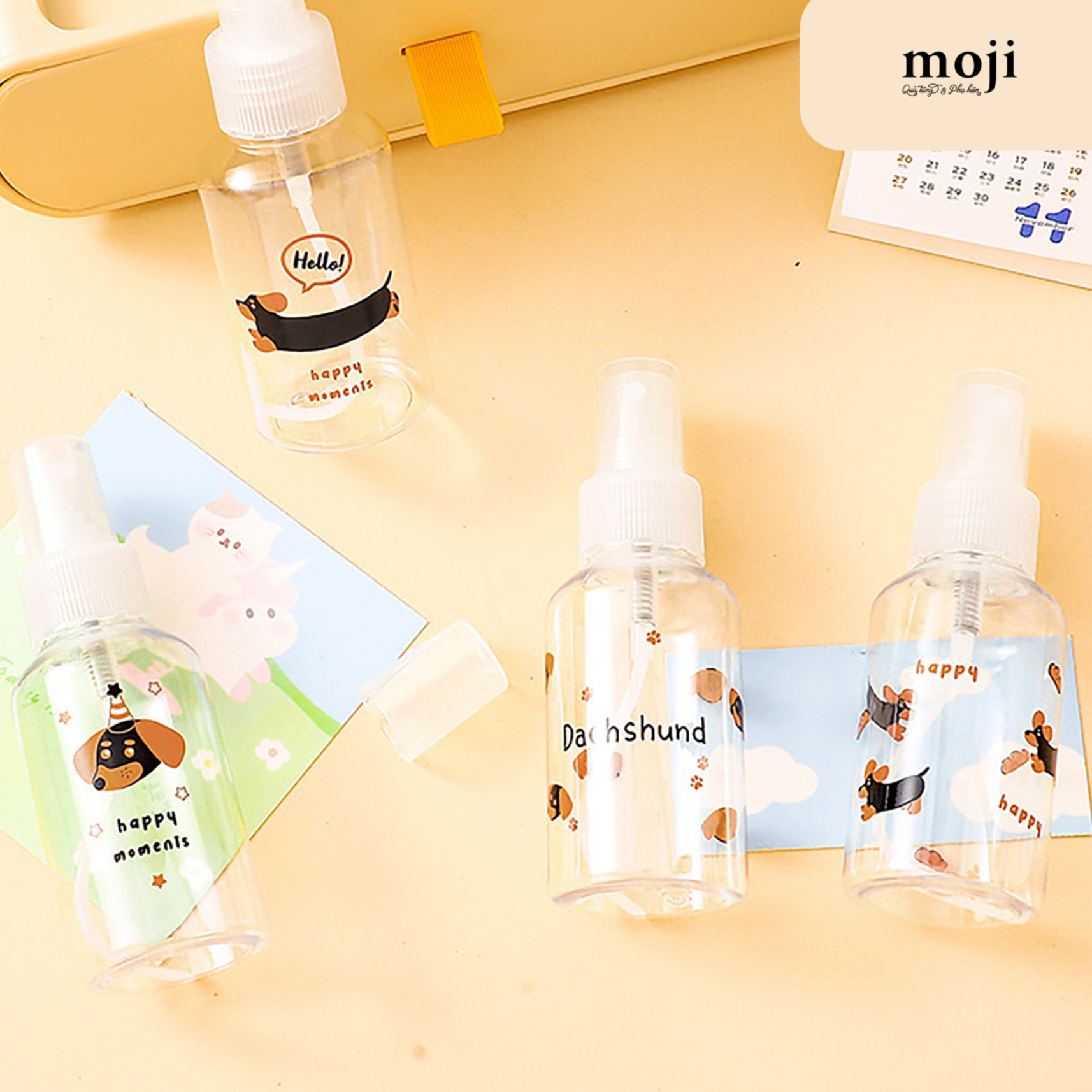 Bình xịt phun sương Dog Dachshund happy moments 75ml