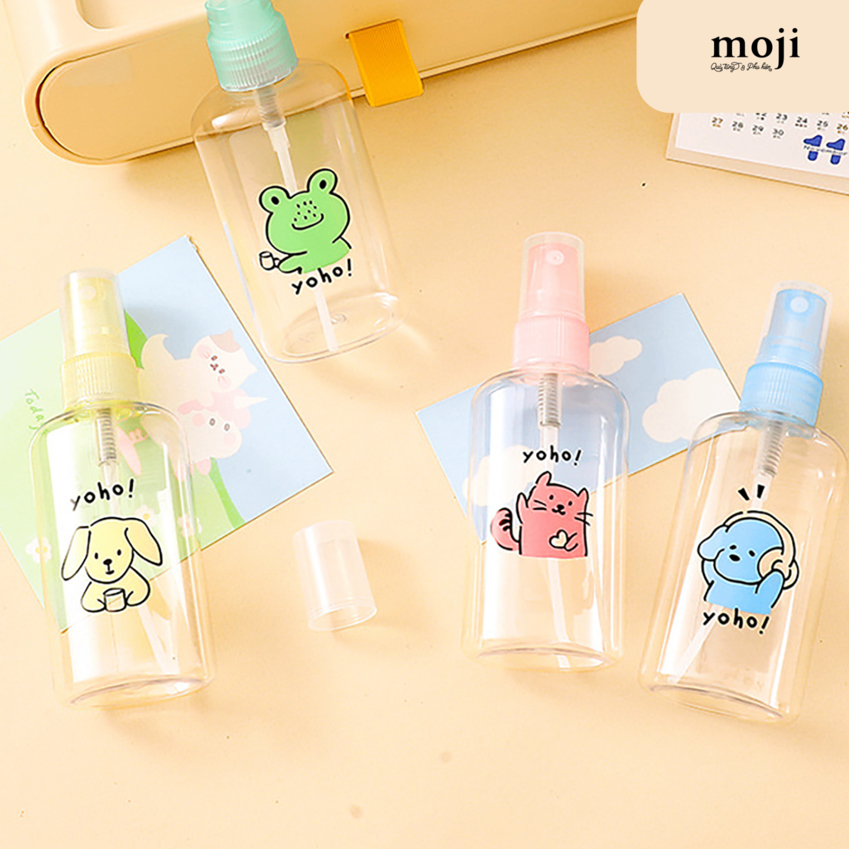 Bình xịt phun sương Cute animal yoho 100ml