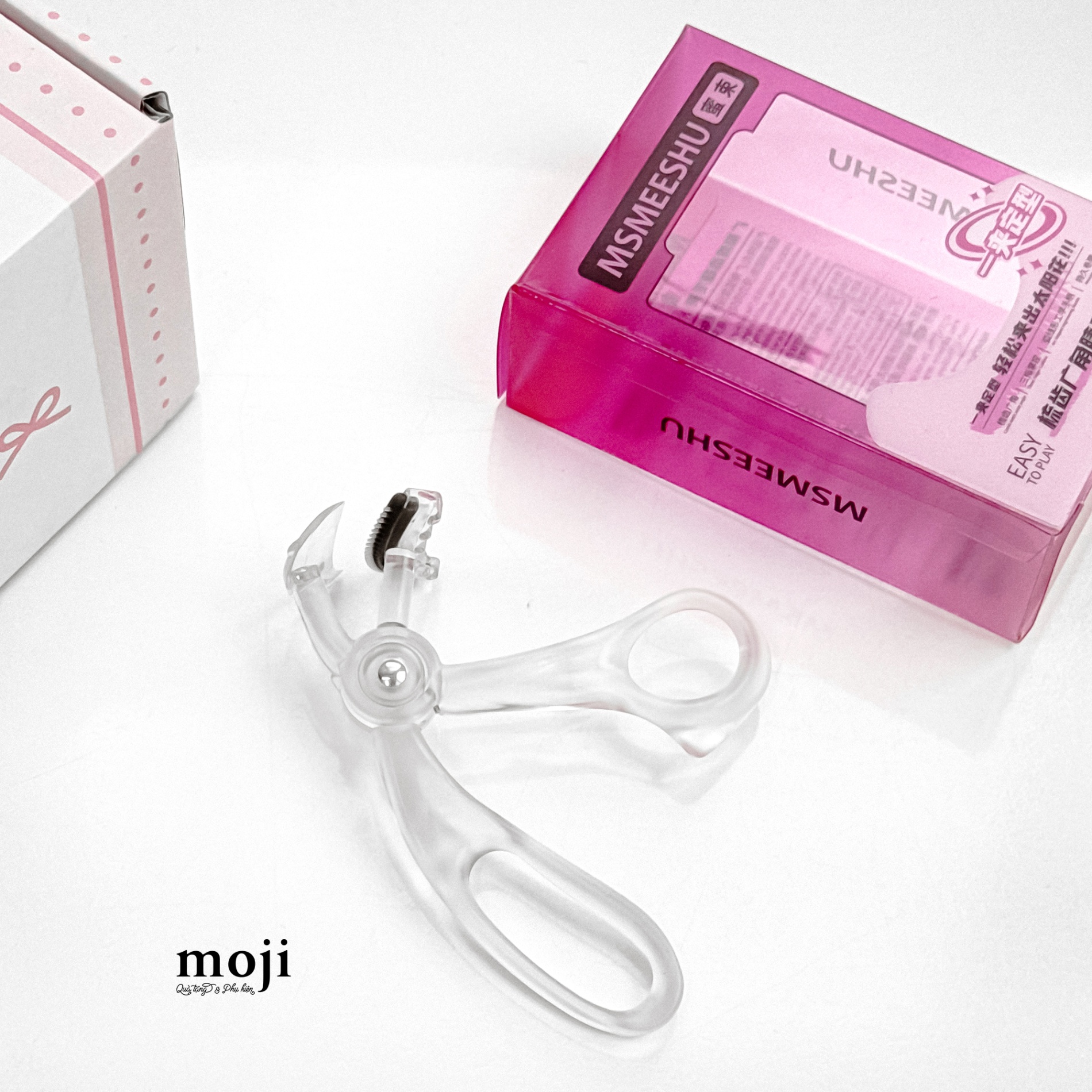 Kẹp mi trang điểm Basic trong suốt mờ