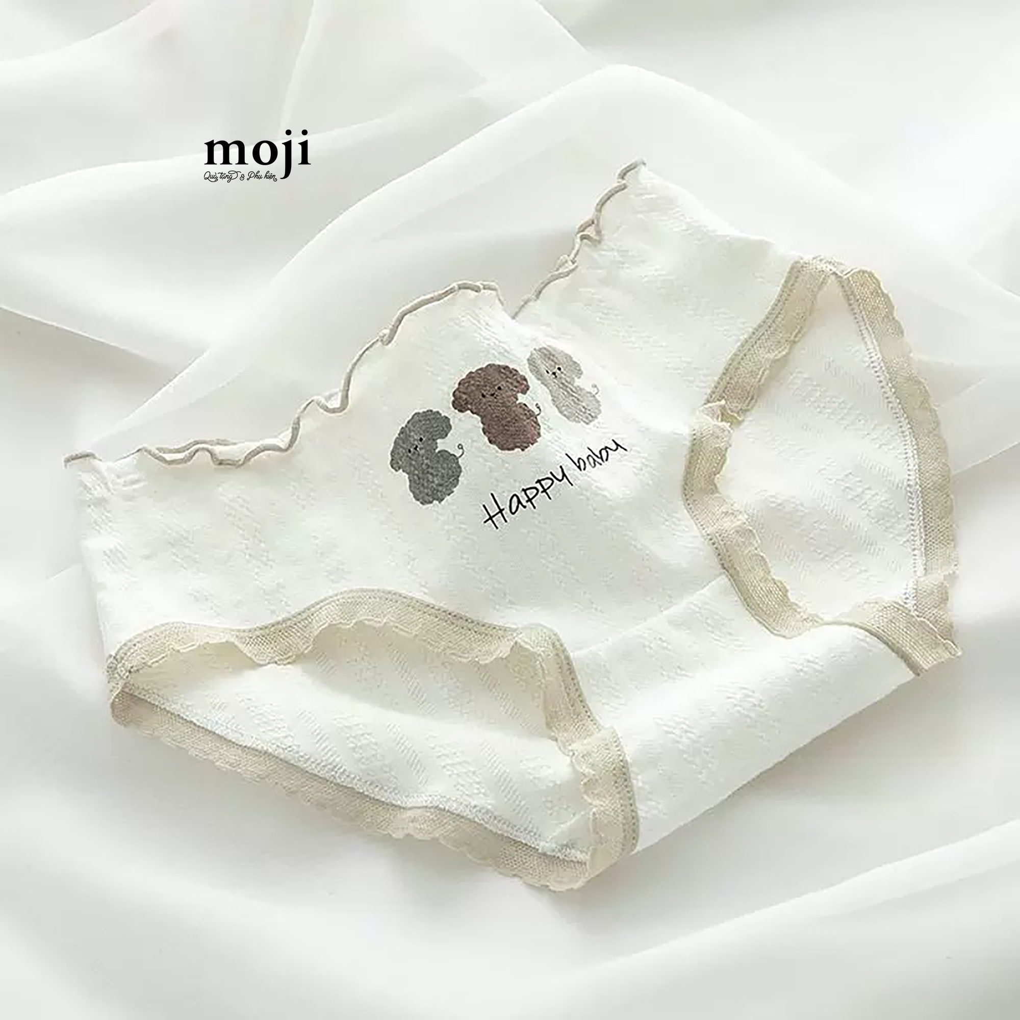 Quần chip MJ Happy baby dog có viền