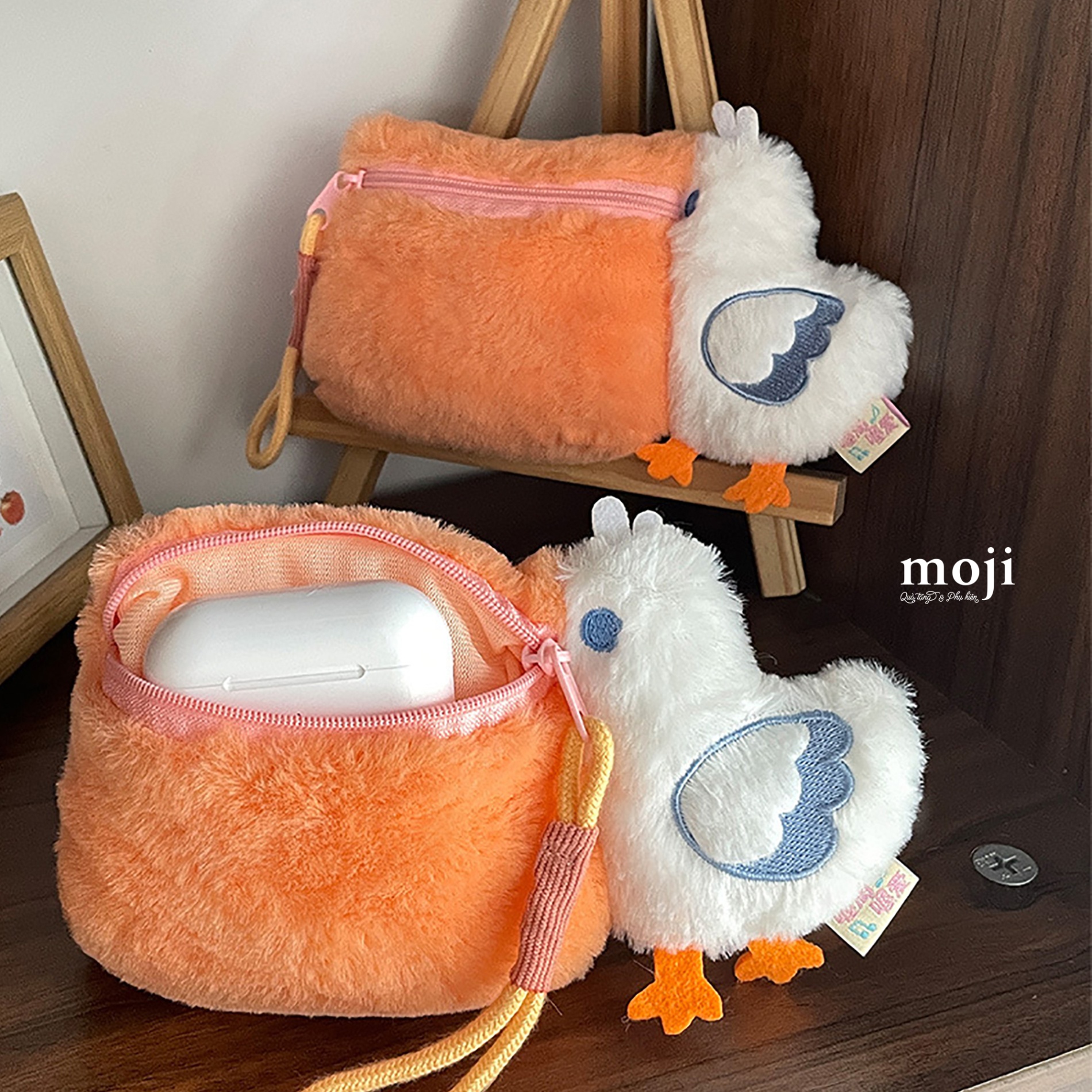 Túi ví đa năng Bồ nông miệng lớn chân nhỏ 5x10x19