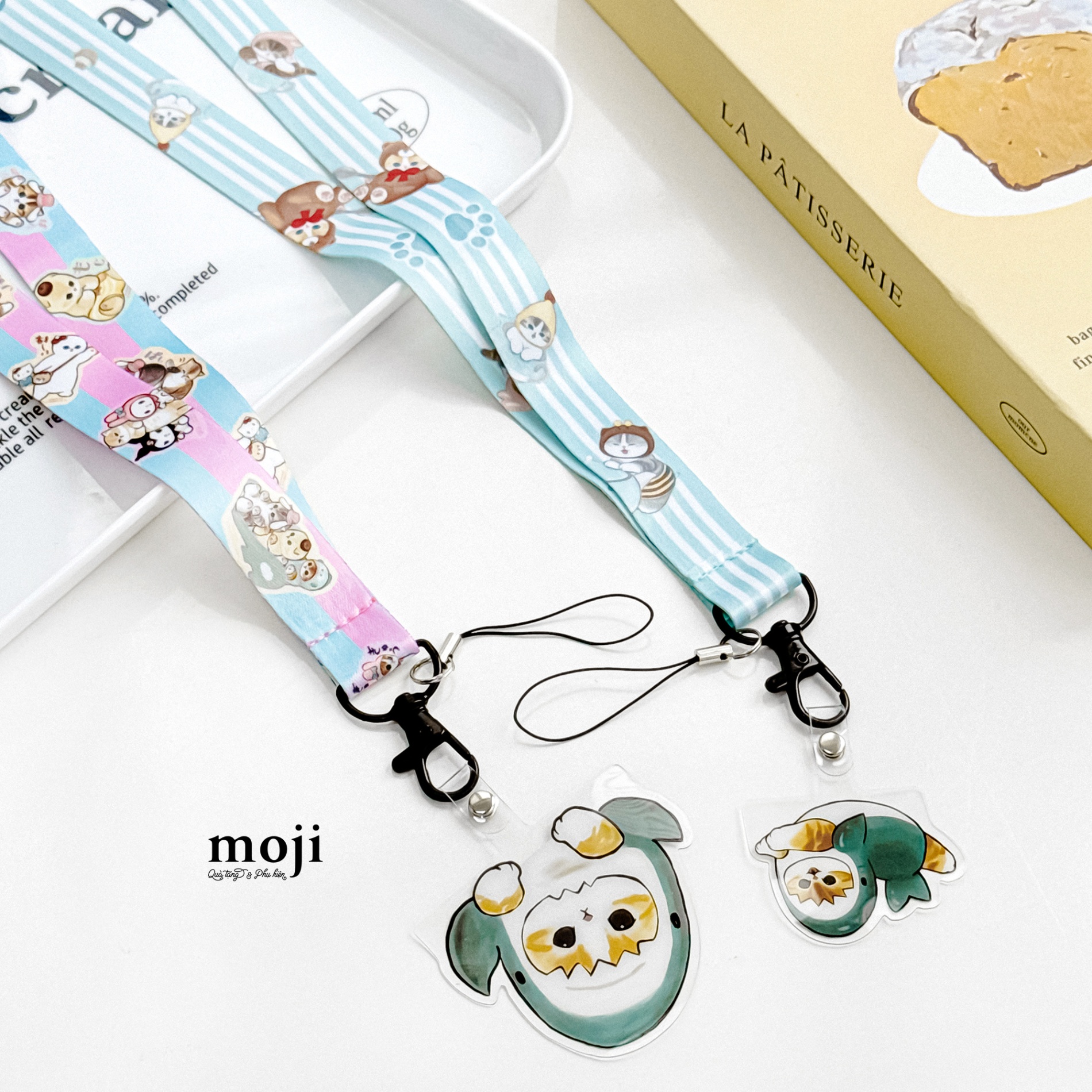 Strap đa năng Mofusand cat cosplay time kèm phụ kiện