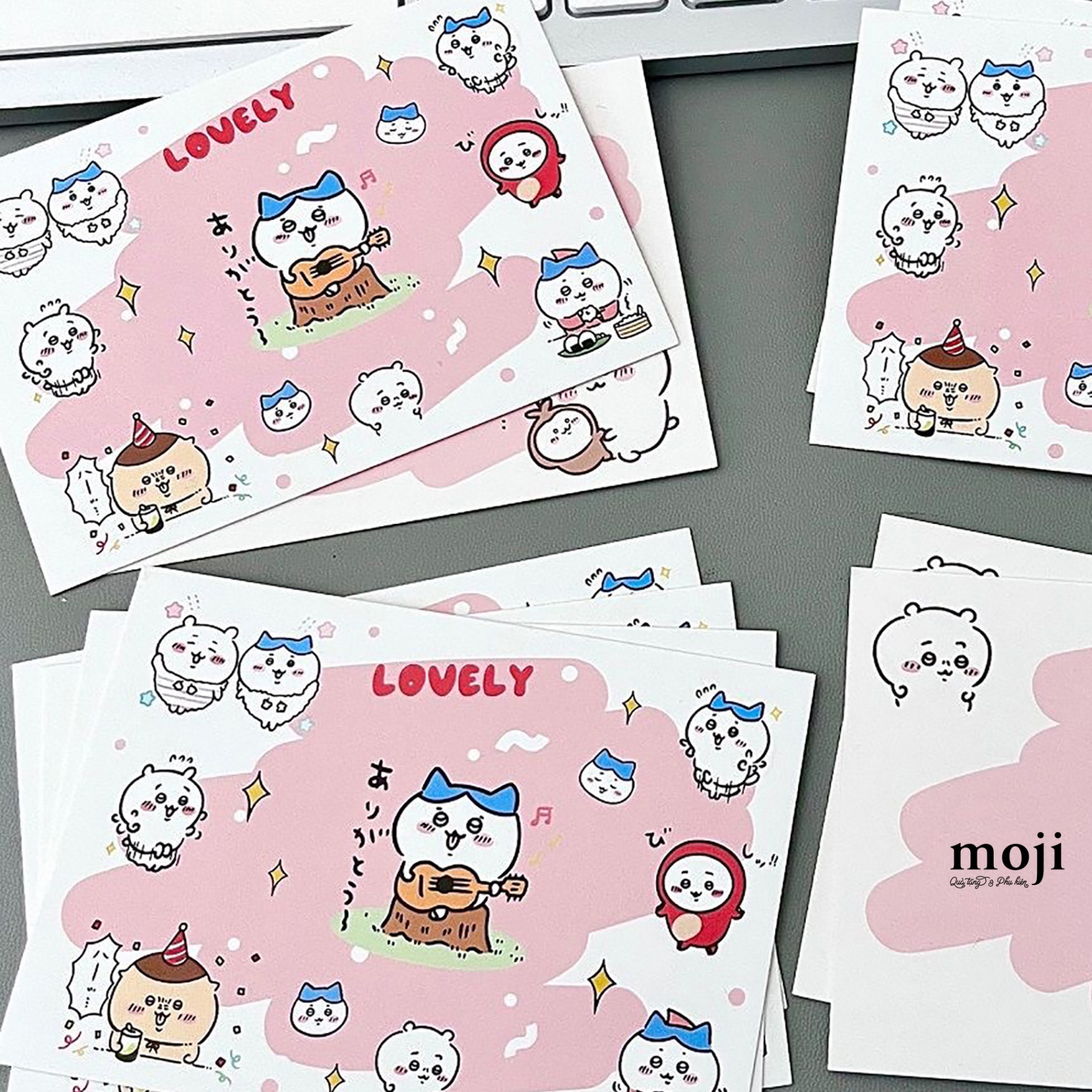 Thiệp chữ nhật Chiikawa happy time 7x10