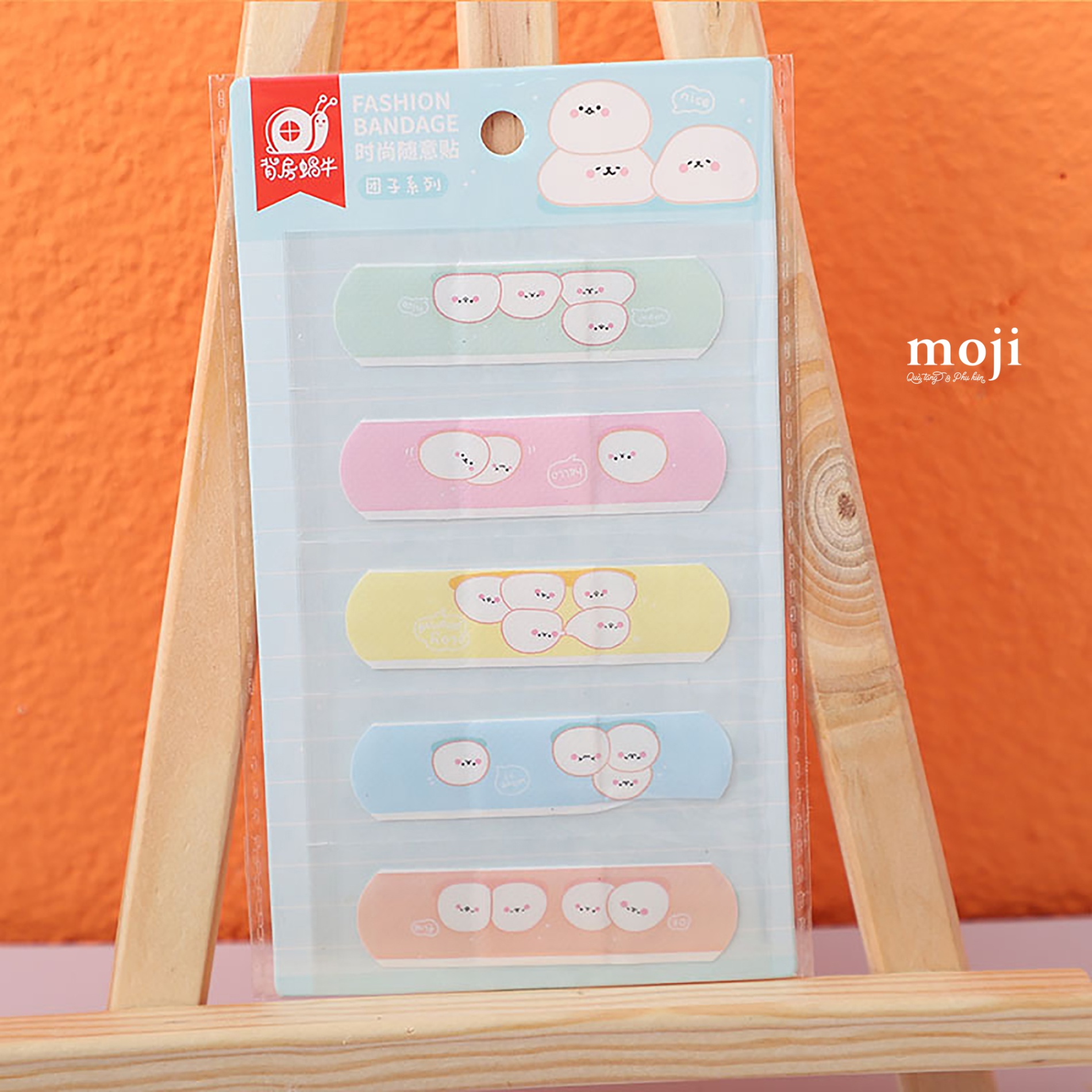 Băng dán cá nhân MJ Bánh bao má hồng hello