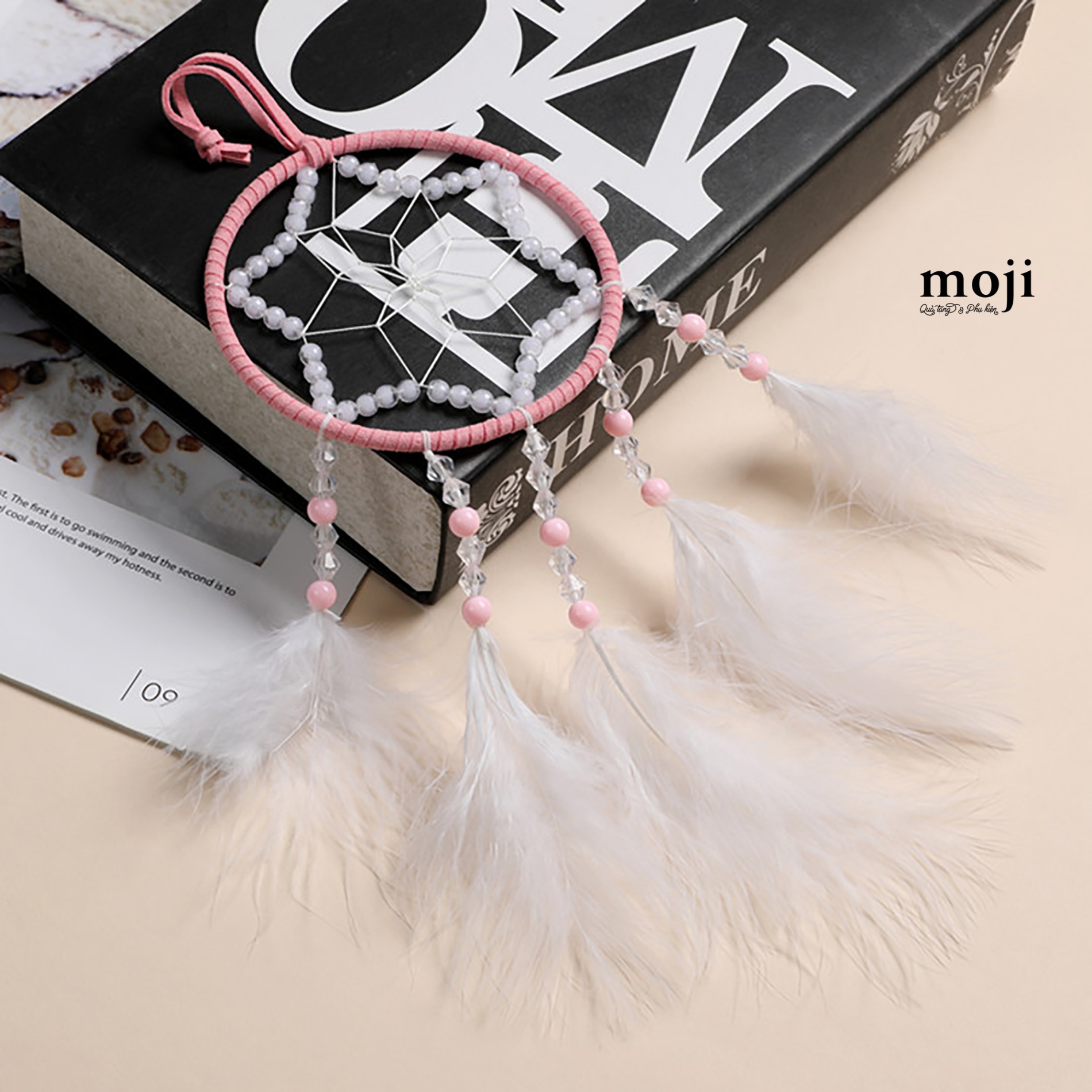 Dream catcher trang trí Star ngôi sao hạt tròn