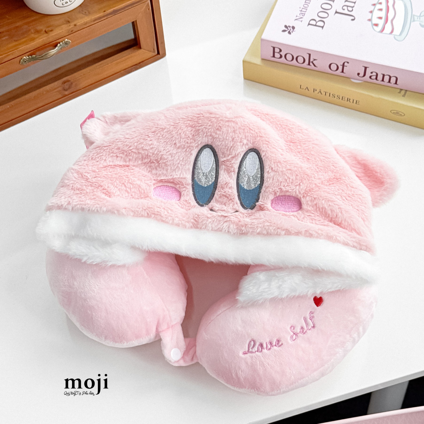 Gấu bông chữ U có mũ Kirby love self