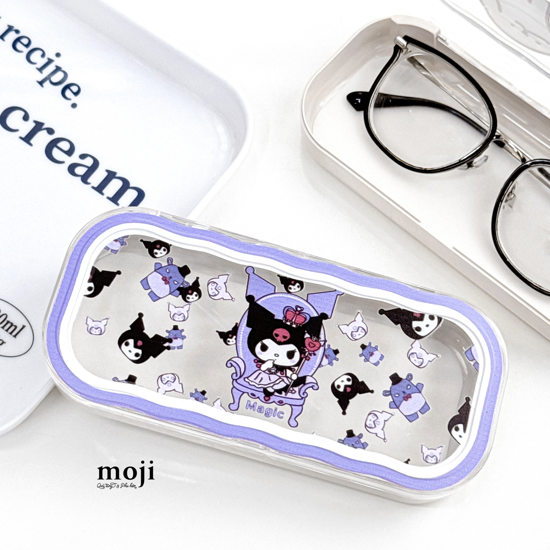 Hộp đựng kính đa năng Sanrio family Kuromi magic 7x16