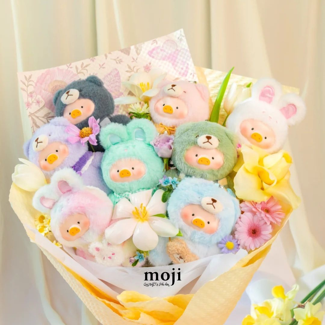 Blindbox official TOYZEROPLUS Teddy LuLu the Piggy Joyful Time Series Version 2